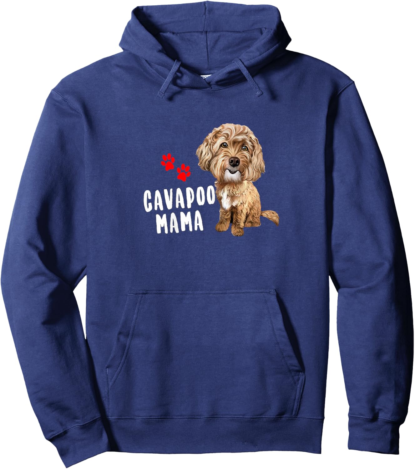 Cavapoo Lovers Cavapoo Mama Hoodie - Hoodie | Navy