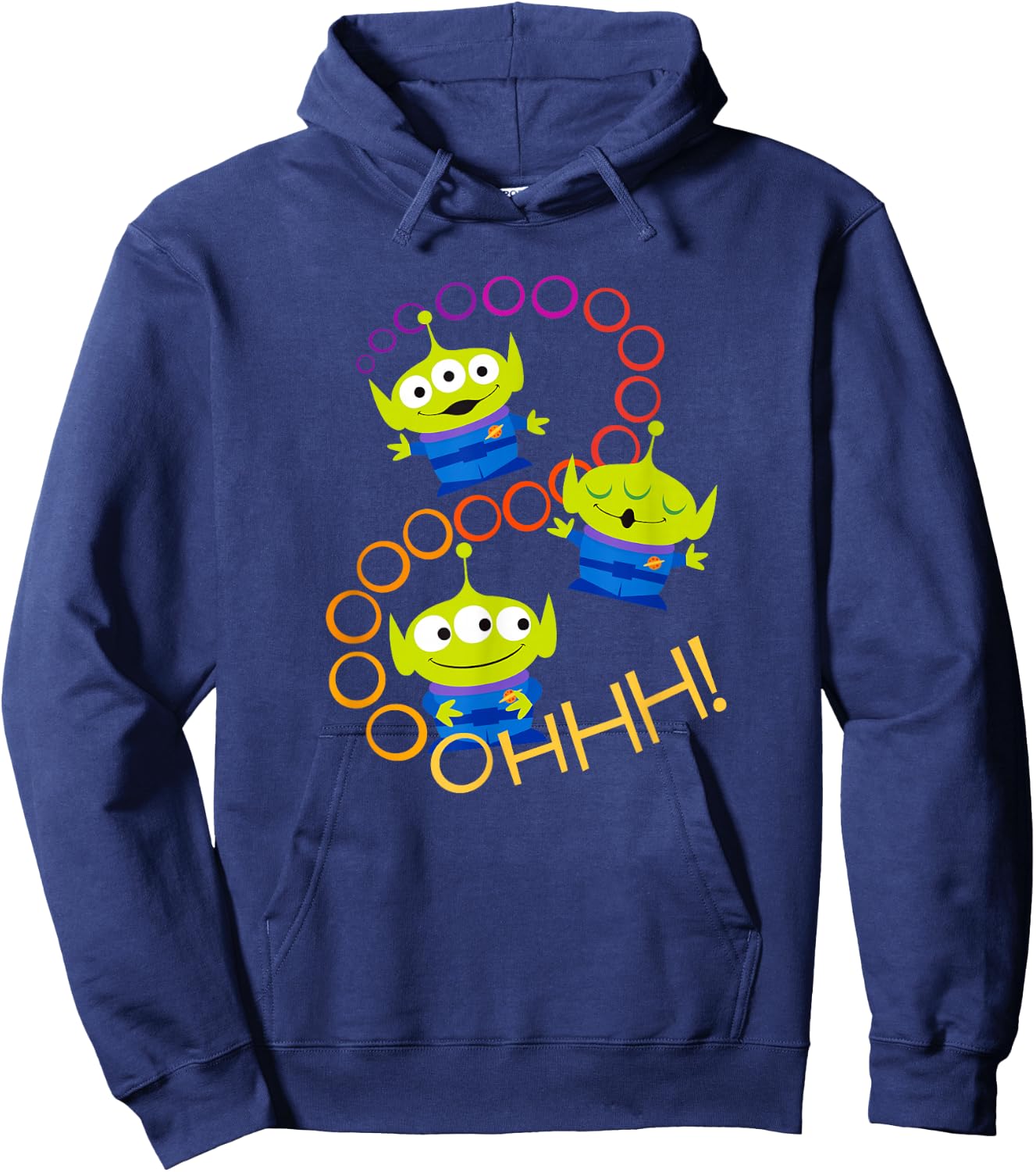 Disney Pixar Toy Story 4 Aliens Rainbow Hoodie - Hoodie | Navy