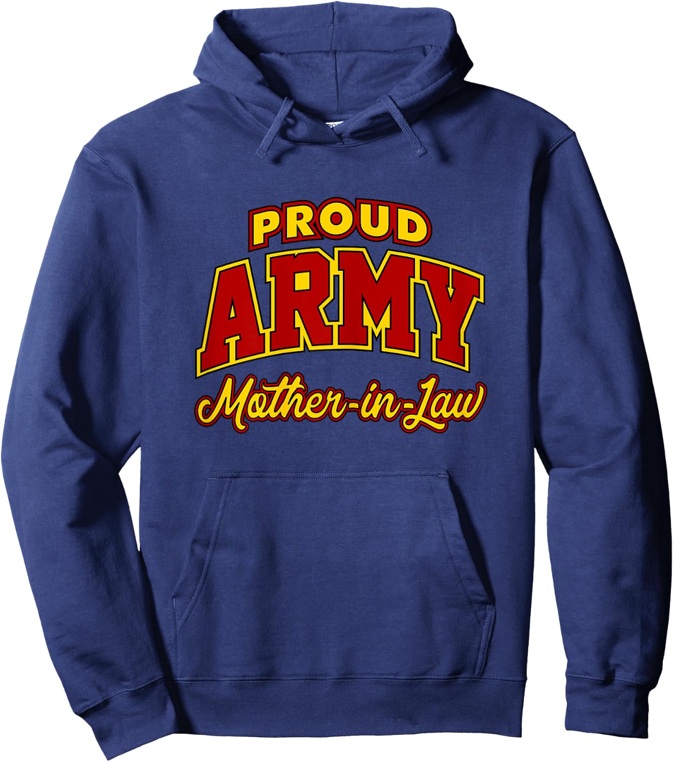 Proud Army Mother-in-Law Shirt Hoodie - Hoodie | Navy