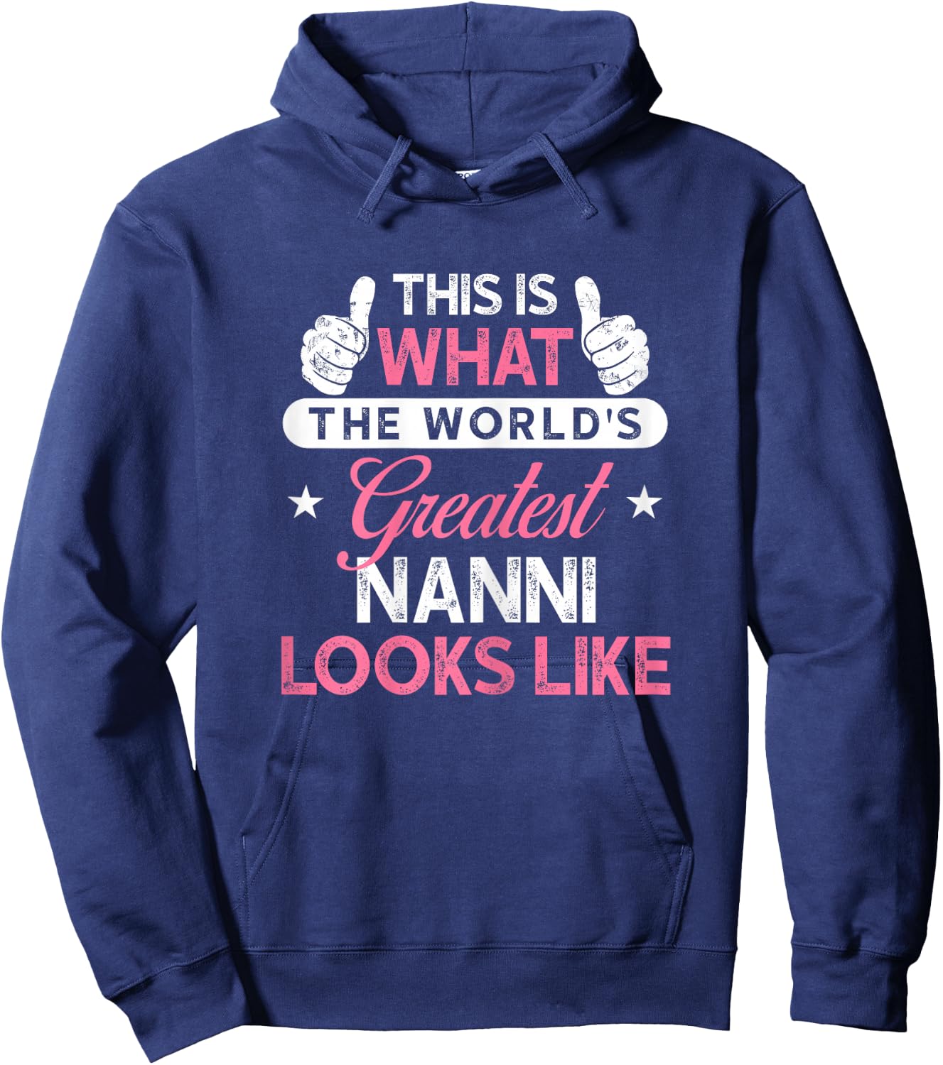 Nanni Design: World's Greatest Nanni Hoodie - Hoodie | Navy