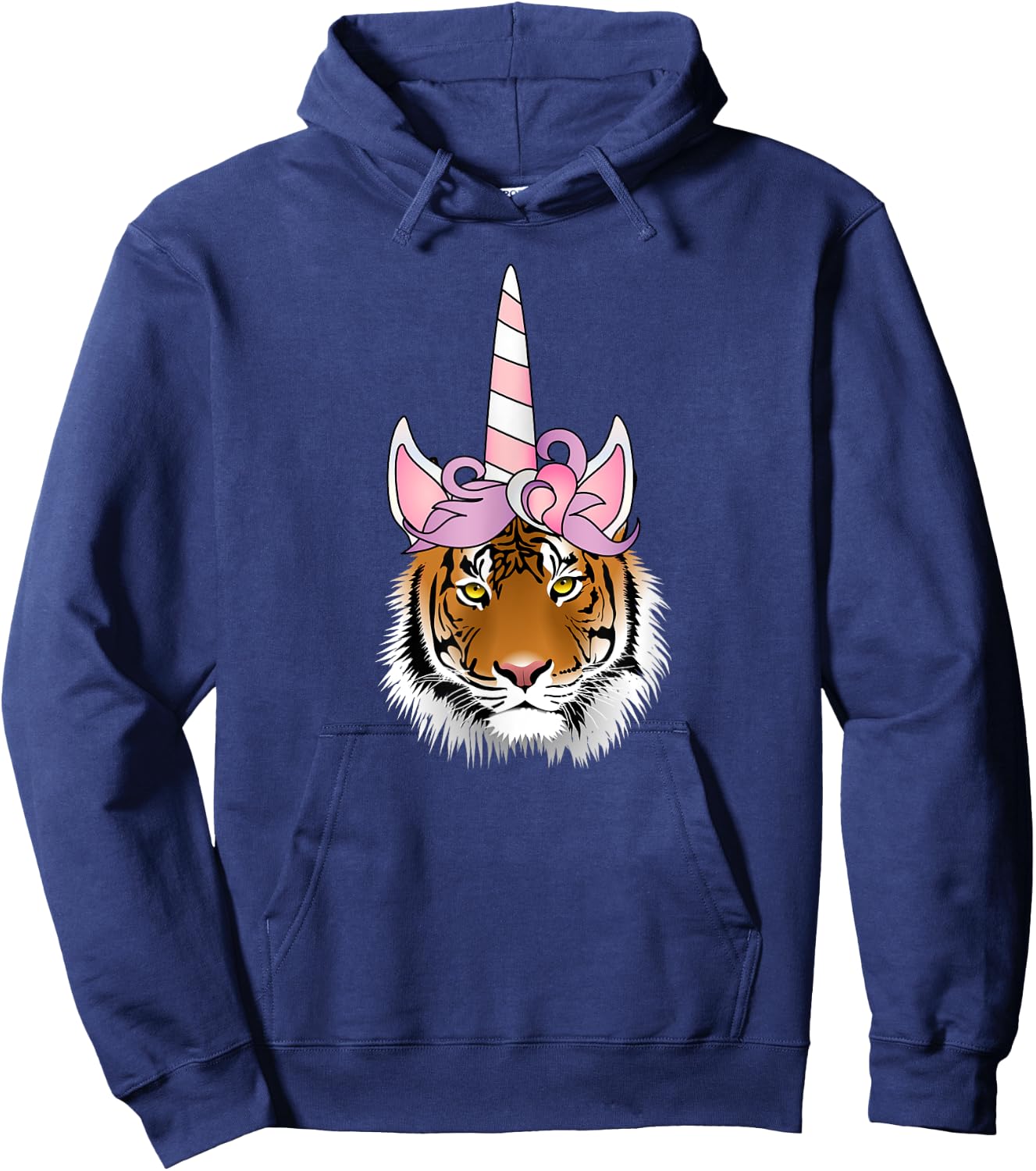 Unicorn Tiger Lover , Tigercorn Hoodie - Hoodie | Navy