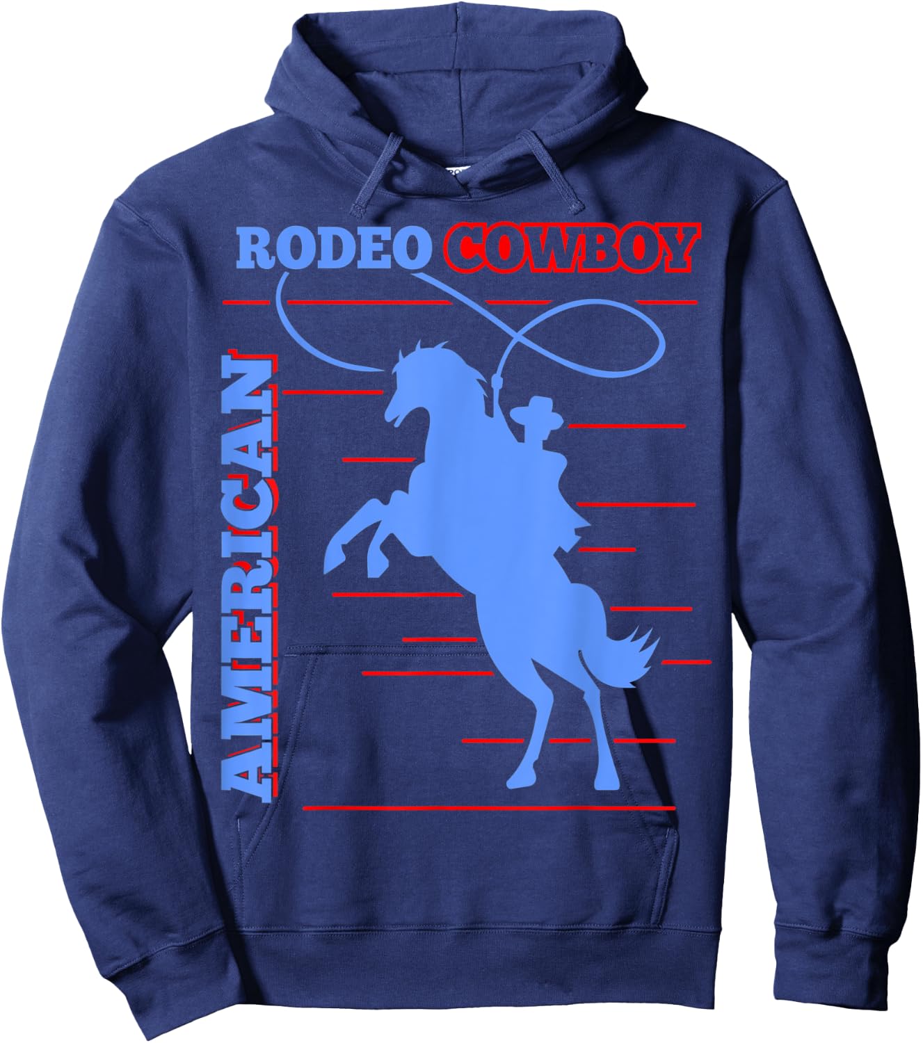 American Rodeo for Dad Men Hoodie - Hoodie | Navy