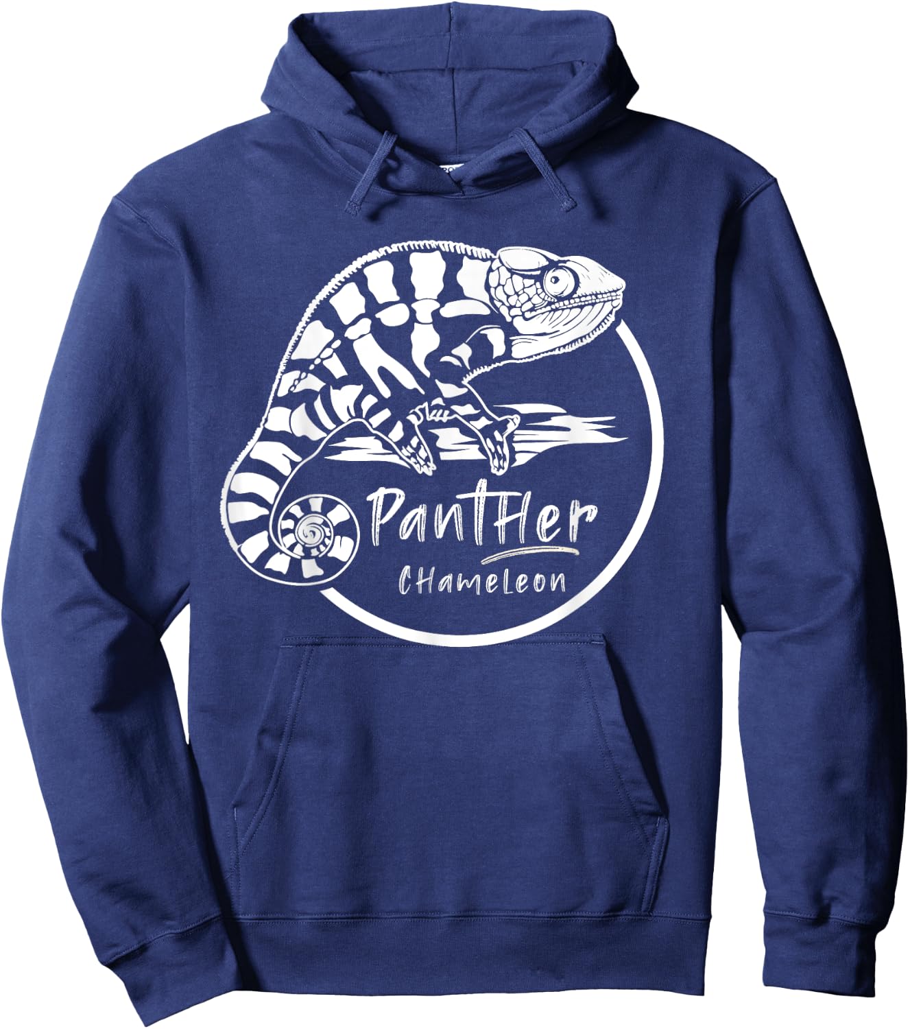 Panther Chameleon Reptile Keepers Lizard Hoodie - Hoodie | Navy