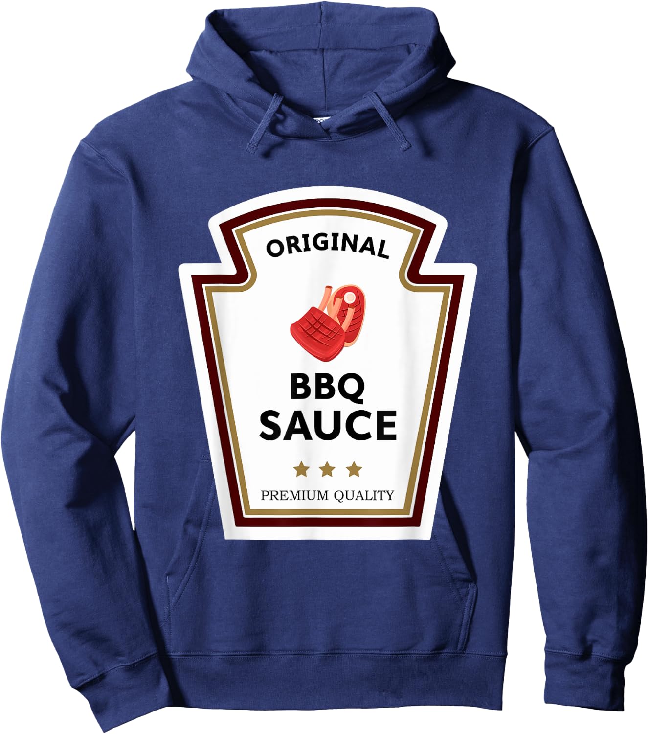 Original BBQ Sauce Condiment Group Costume Hoodie - Hoodie | Navy