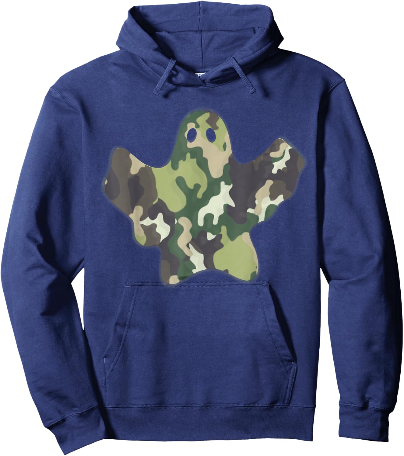 Funny Halloween Camouflage Camo Ghost Hoodie - Hoodie | Navy