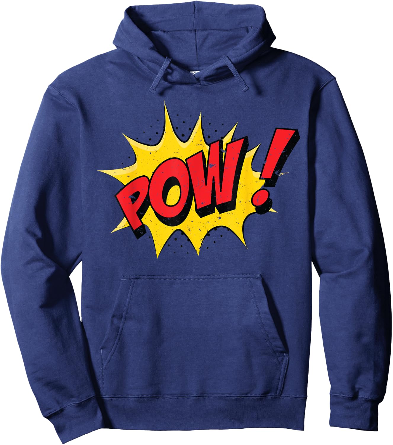 POW! Comic Book Cartoon Funny Pop Art Hoodie - Hoodie | Navy