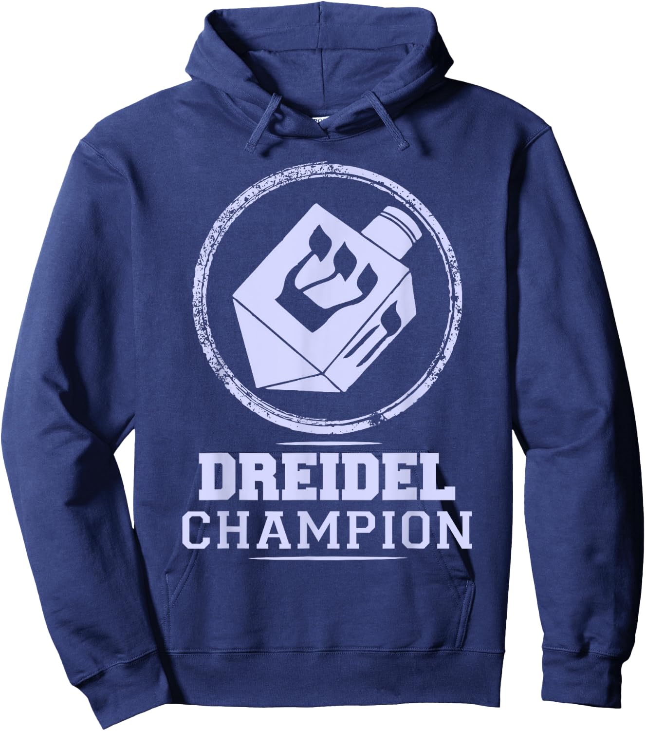 Dreidel Champion - Funny Hannukah Gift Hoodie - Hoodie | Navy