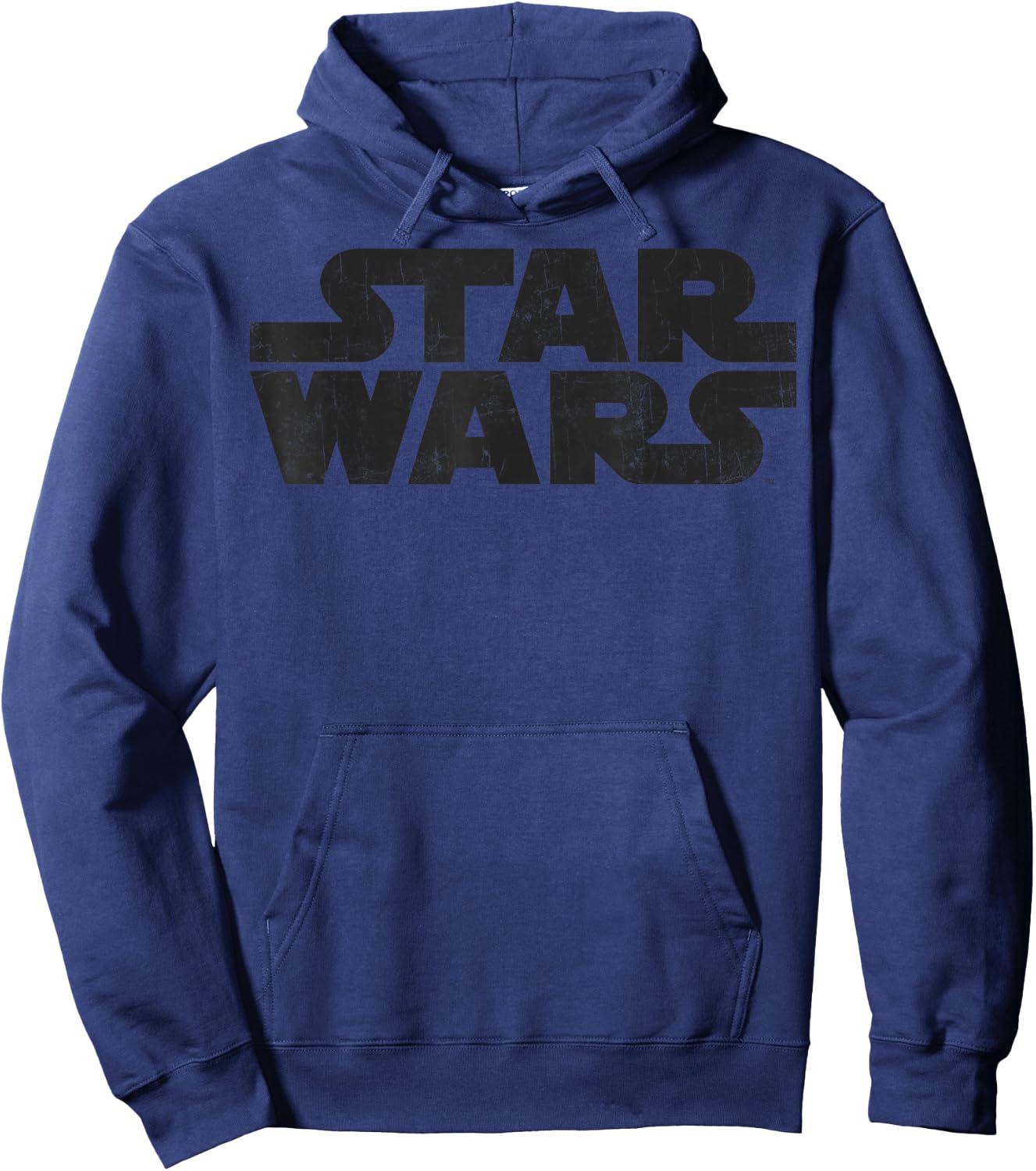 Star Wars Vintage Distressed Movie Logo Hoodie - Hoodie | Navy