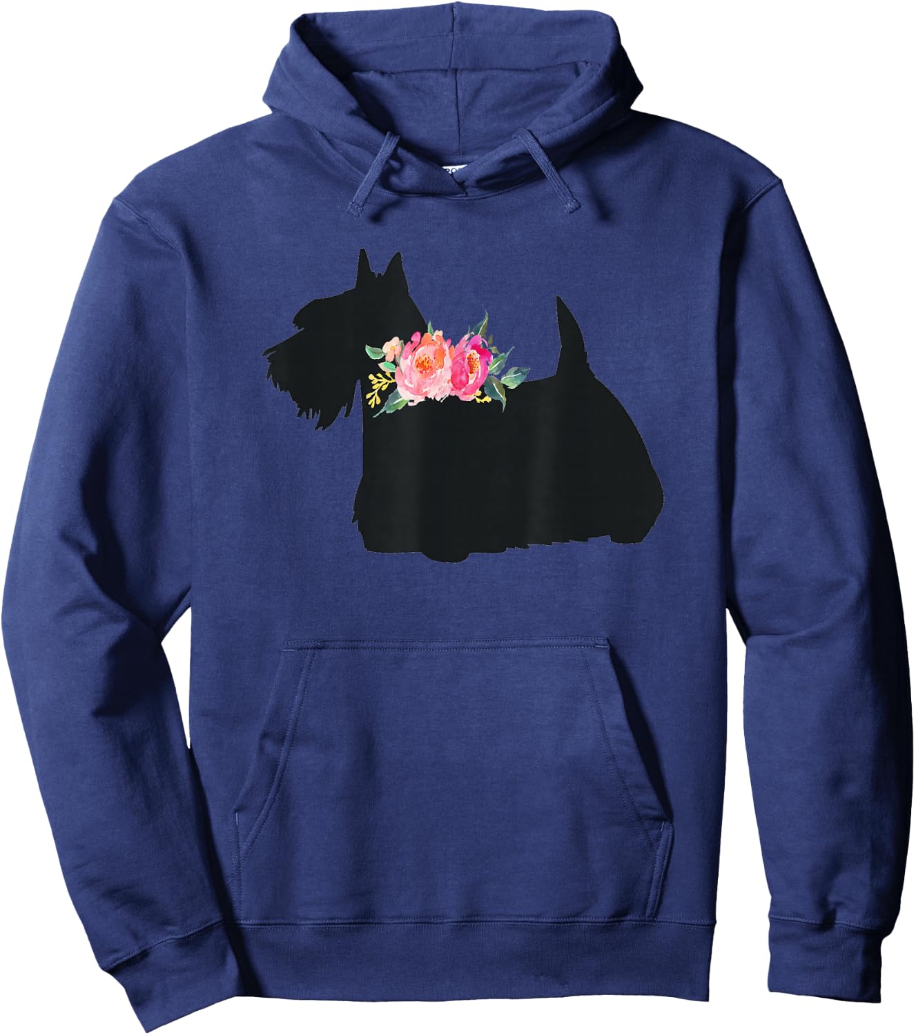 Scottish Terrier Scottie Dog Hoodie - Hoodie | Navy