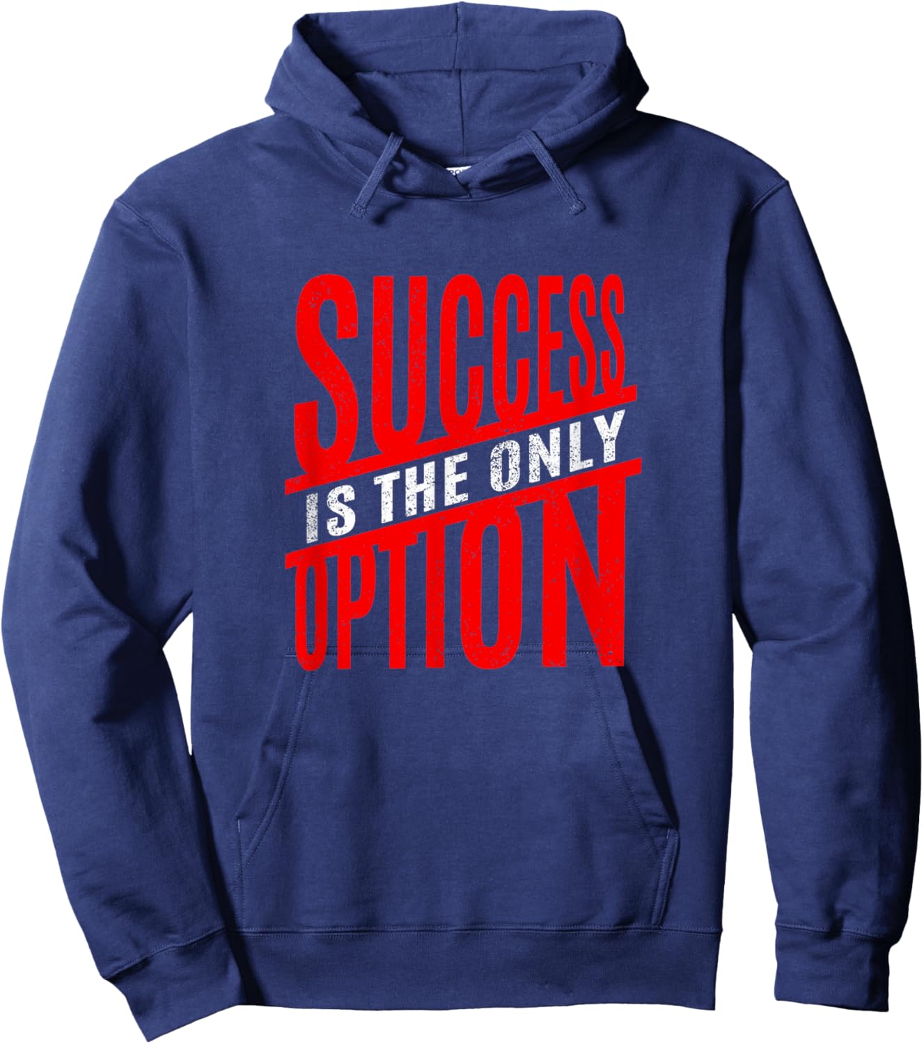 Red Success Only Red Graphic Hoodie - Hoodie | Navy