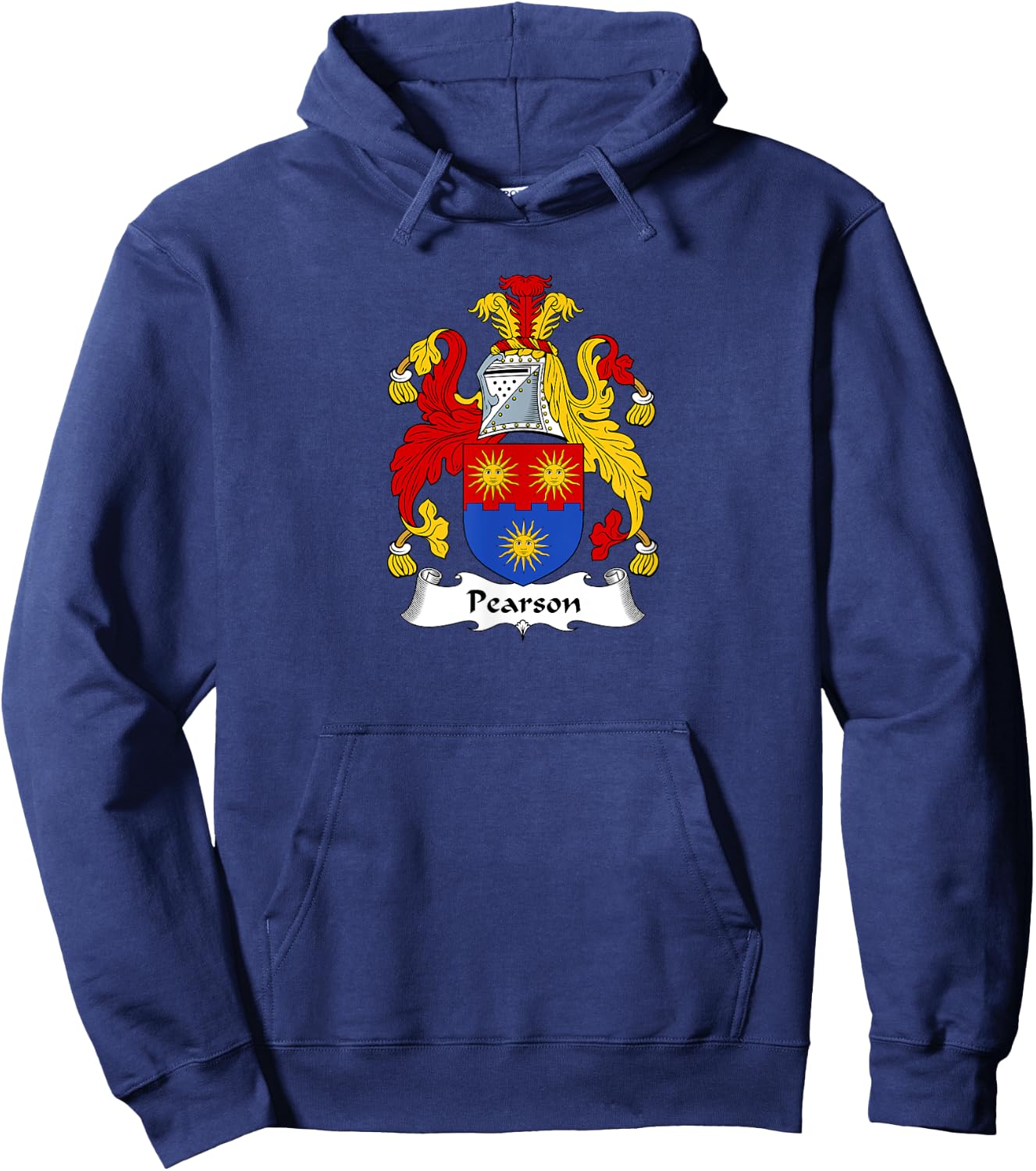 Pearson Coat of Arms - Family Crest Shirt Hoodie - Hoodie | Navy
