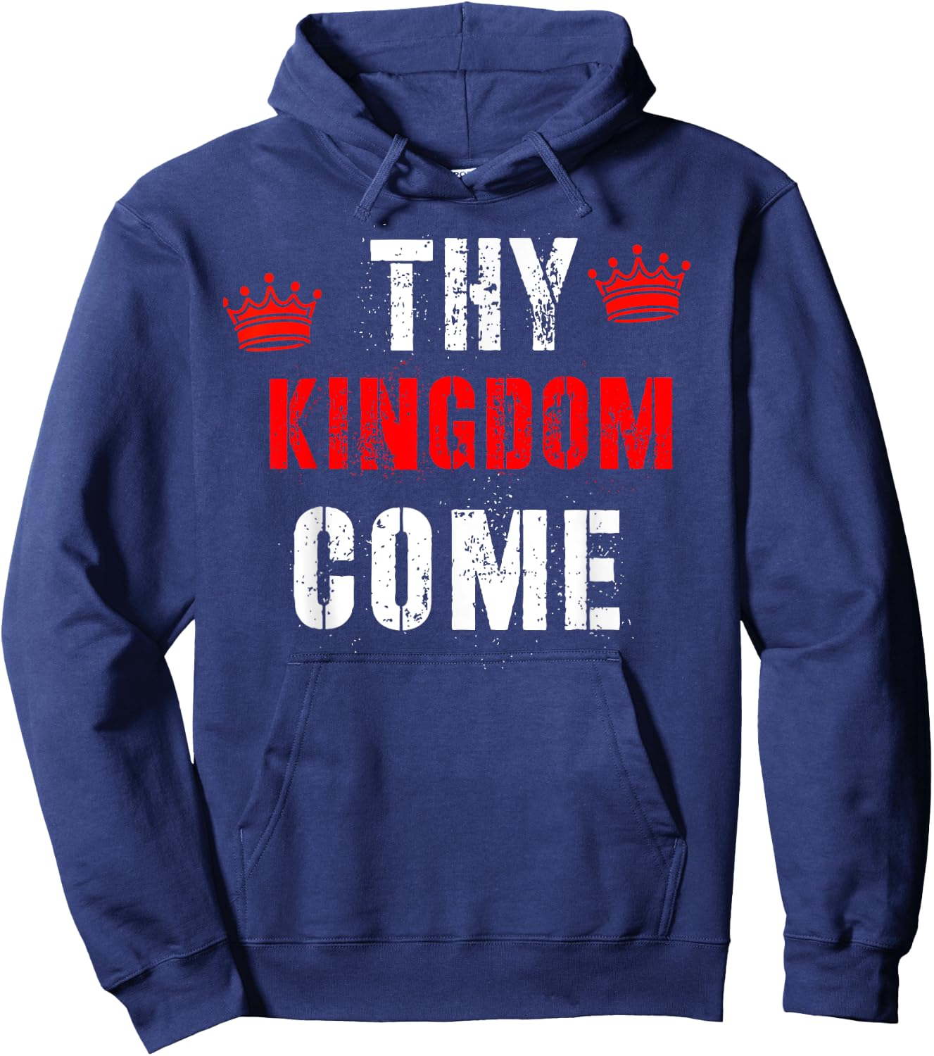 Thy Kingdom Come Religious Spiritual Hoodie - Hoodie | Navy