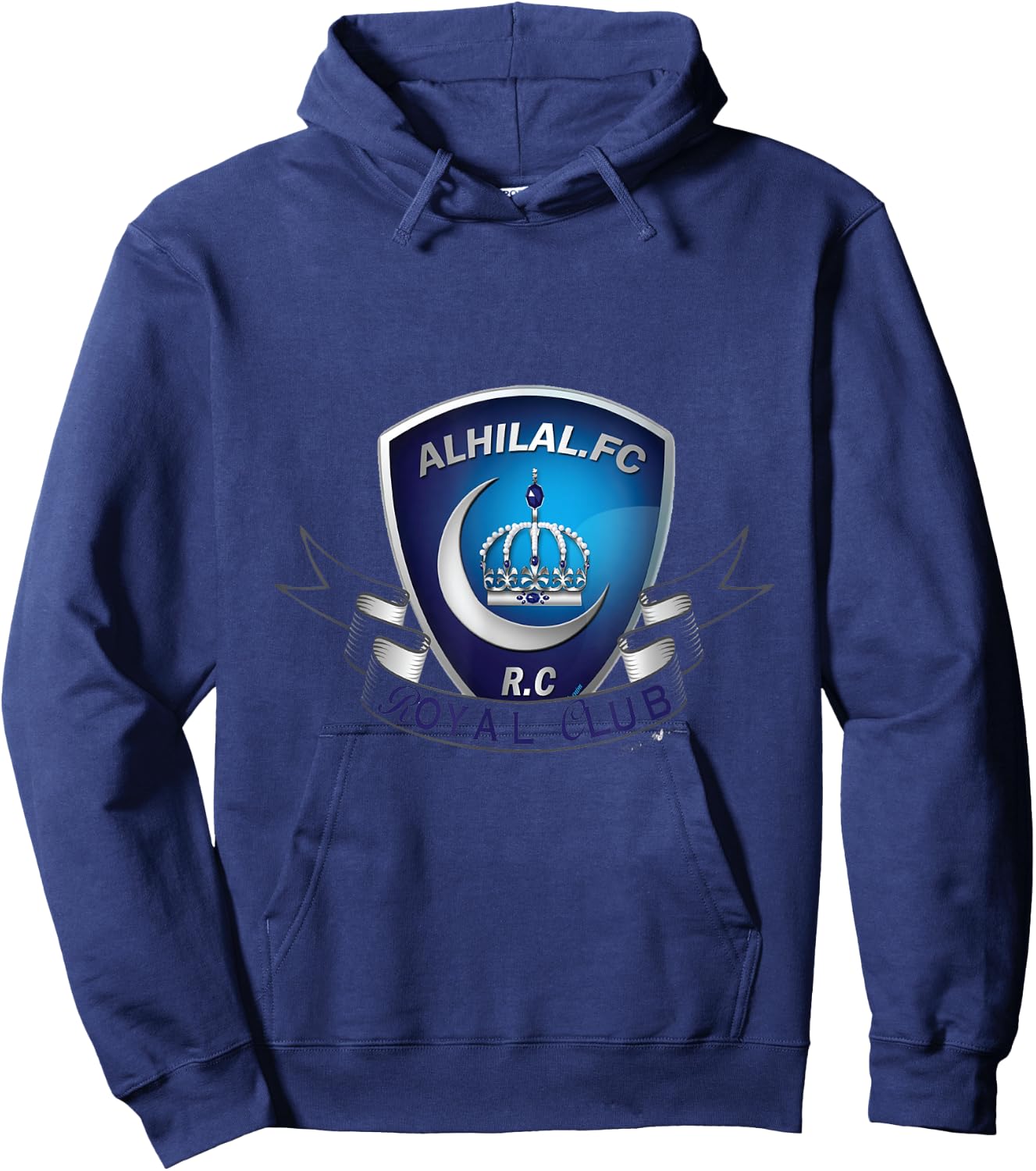 Al-Hilal Soccer football Saudi Team Fan Alhilal Hoodie - Hoodie | Navy