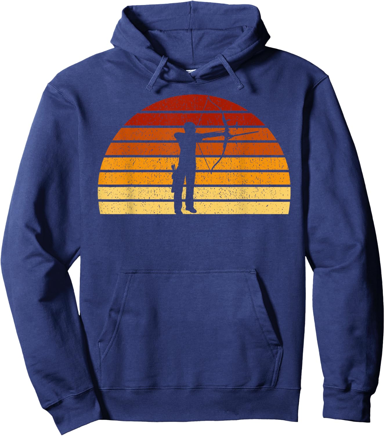 Vintage Sun Archery Gift Archers Hoodie - Hoodie | Navy