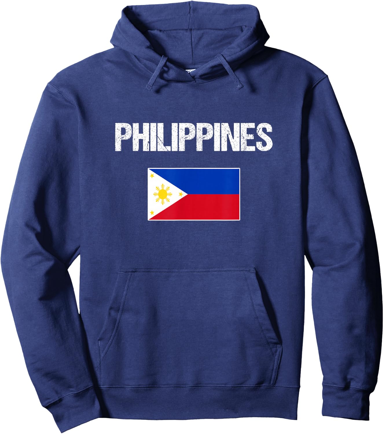 Philippines Filipino Flag Women Youth Kids Hoodie - Hoodie | Navy