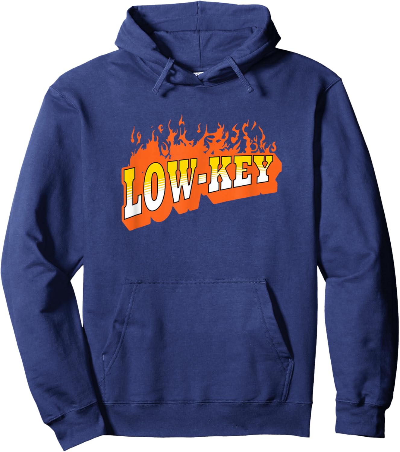 Low Key Fire Hoodie - Hoodie | Navy