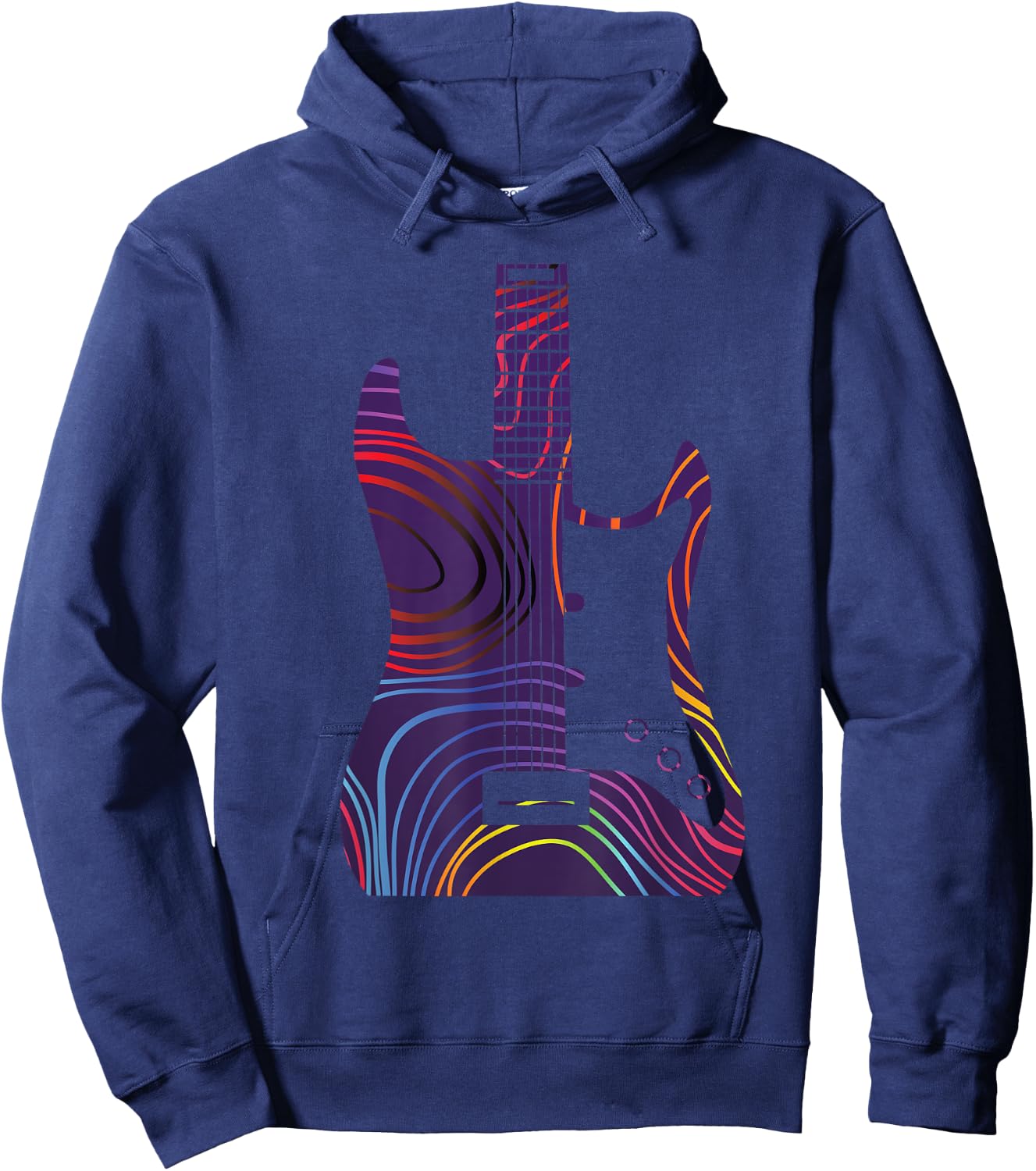 Guitar Love Guitar Music Guitarist Funny Gift Hoodie - Hoodie | Navy