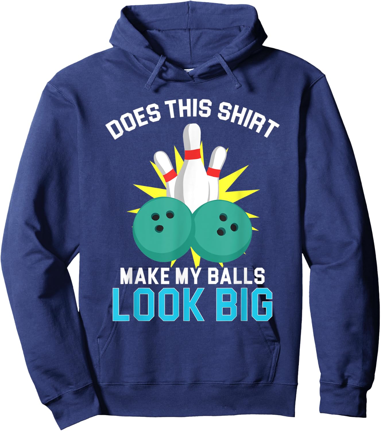 Vintage Bowling Team Shirts Funny Bowling Balls Hoodie - Hoodie | Navy