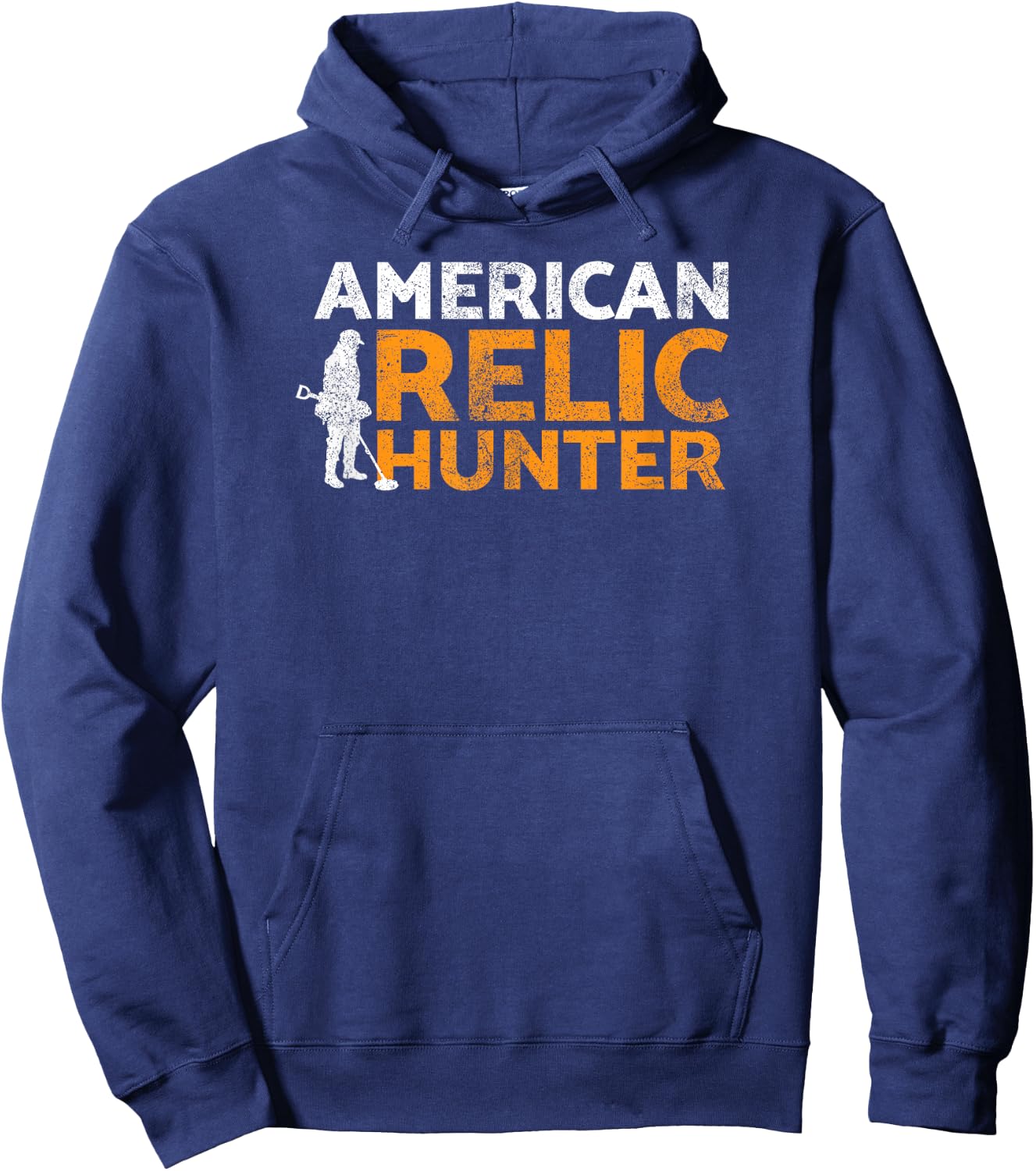 American relic hunter metal detecting Hoodie - Hoodie | Navy