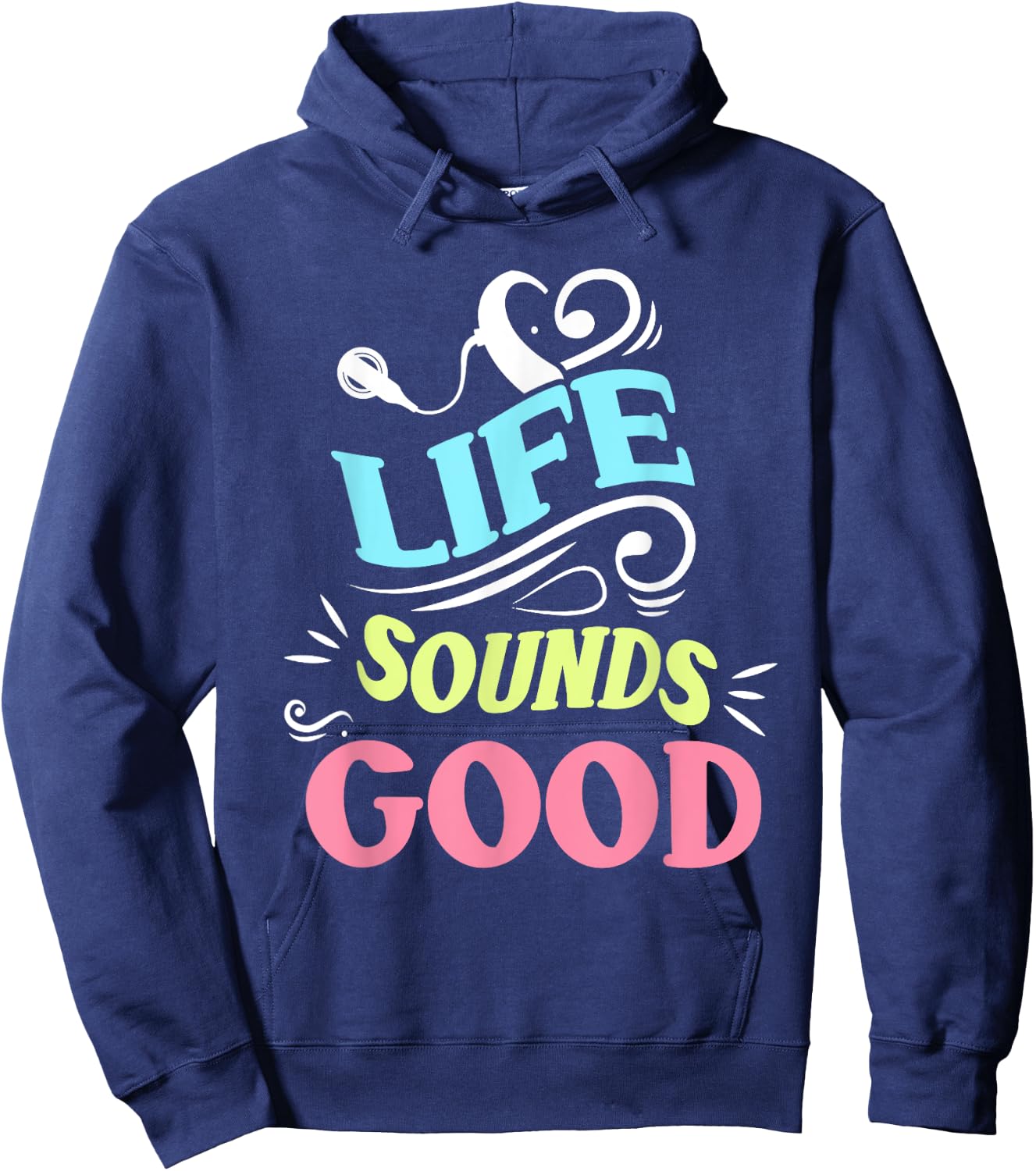 Life Sounds Good For Cochlear Implant Awareness Hoodie - Hoodie | Navy