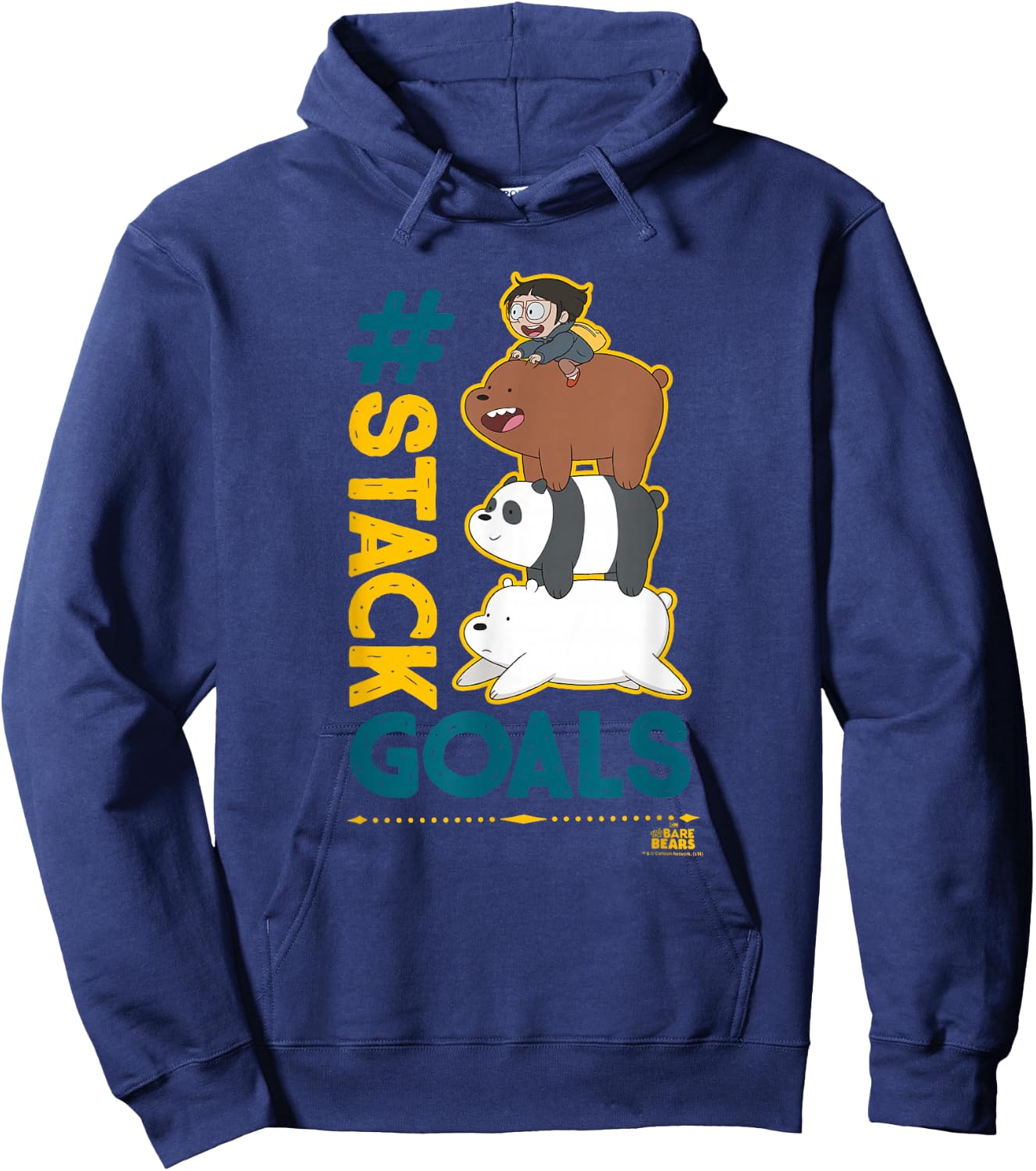 We Bare Bears #Stack Goals Hoodie - Hoodie | Navy