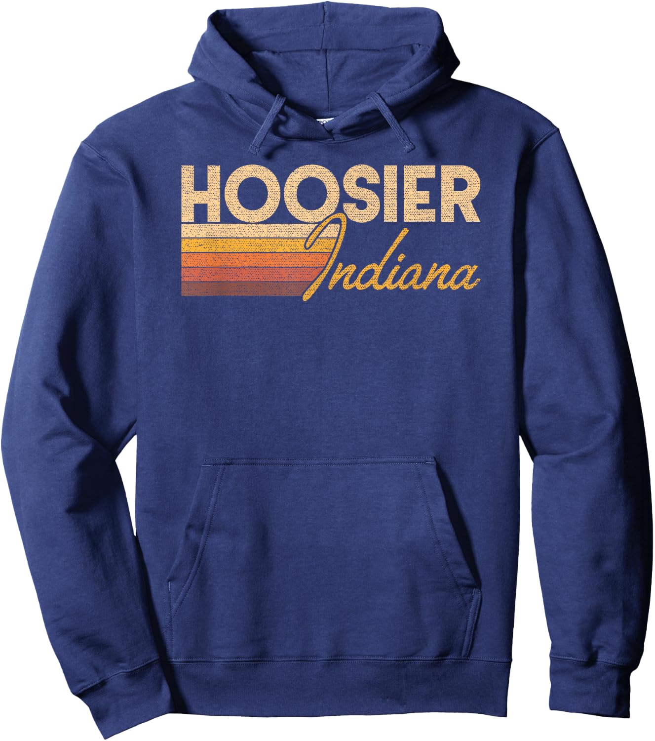 Hoosier Indiana Hoodie - Hoodie | Navy