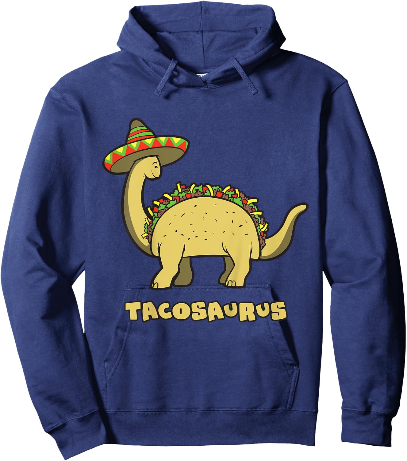 Funny Tacosaurus - Kids' Taco Dinosaur Gift Hoodie - Hoodie | Navy