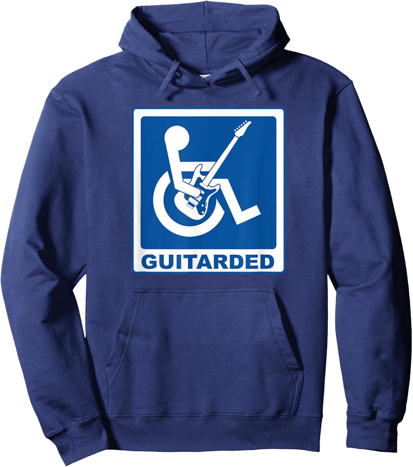 Guitarded - Men Women Hoodie - Hoodie | Navy