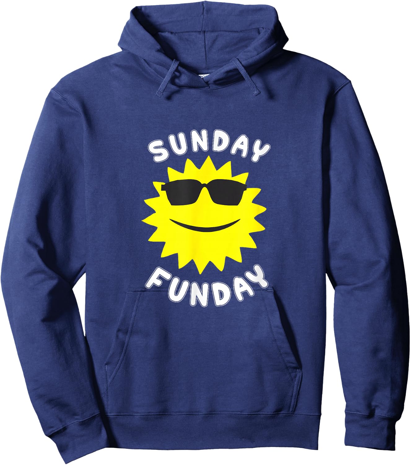 Sunday (Sun Day) Funday (Fun Day) Hoodie - Hoodie | Navy