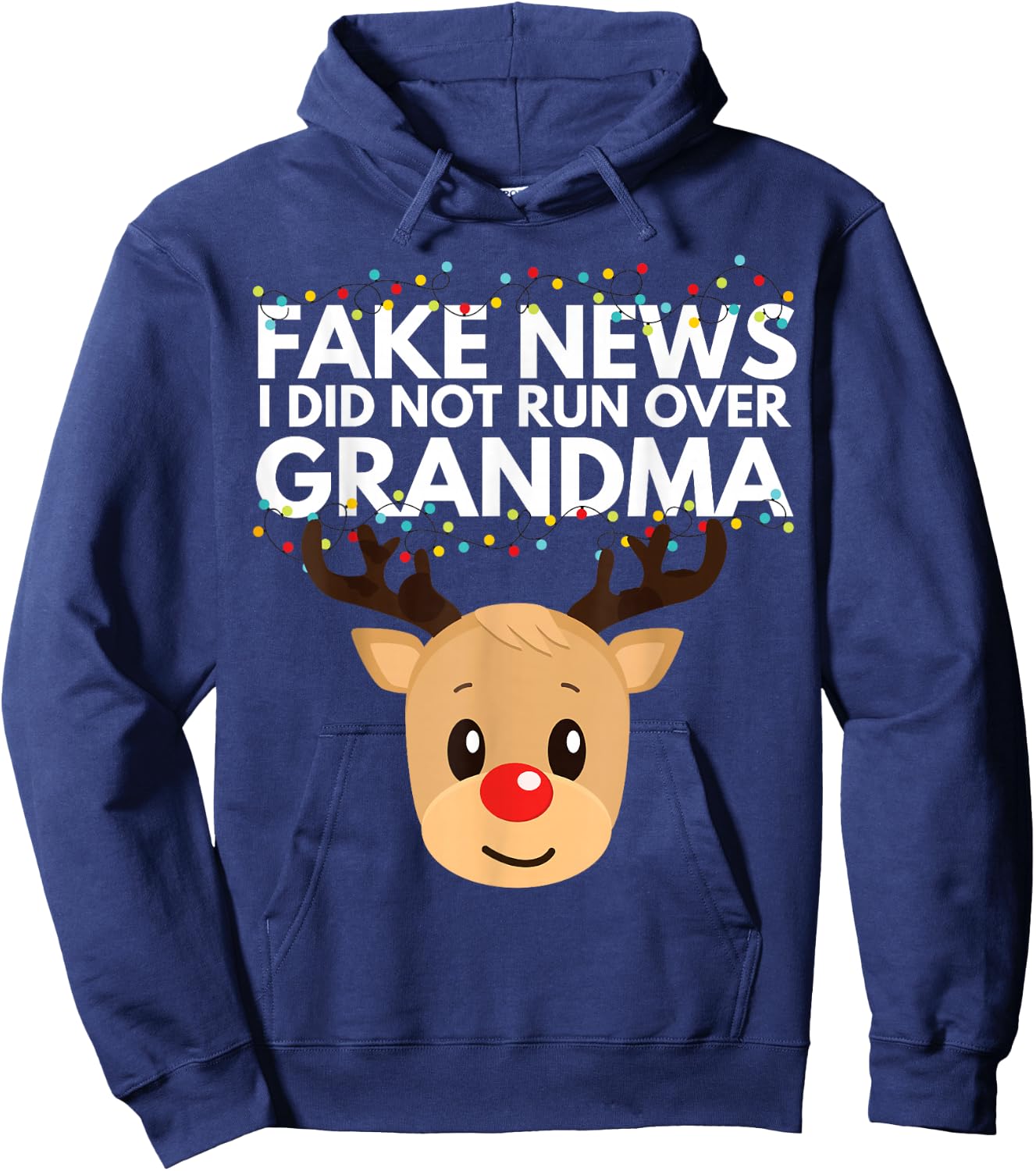 FS Christmas and Holiday Gifts Kids Casual Winter Black Cartoon , Small, Short Sleeve, Pull On, Classic Fit, Modern Casual, Christmas, Holiday, , Shirt Hoodie - Hoodie | Navy