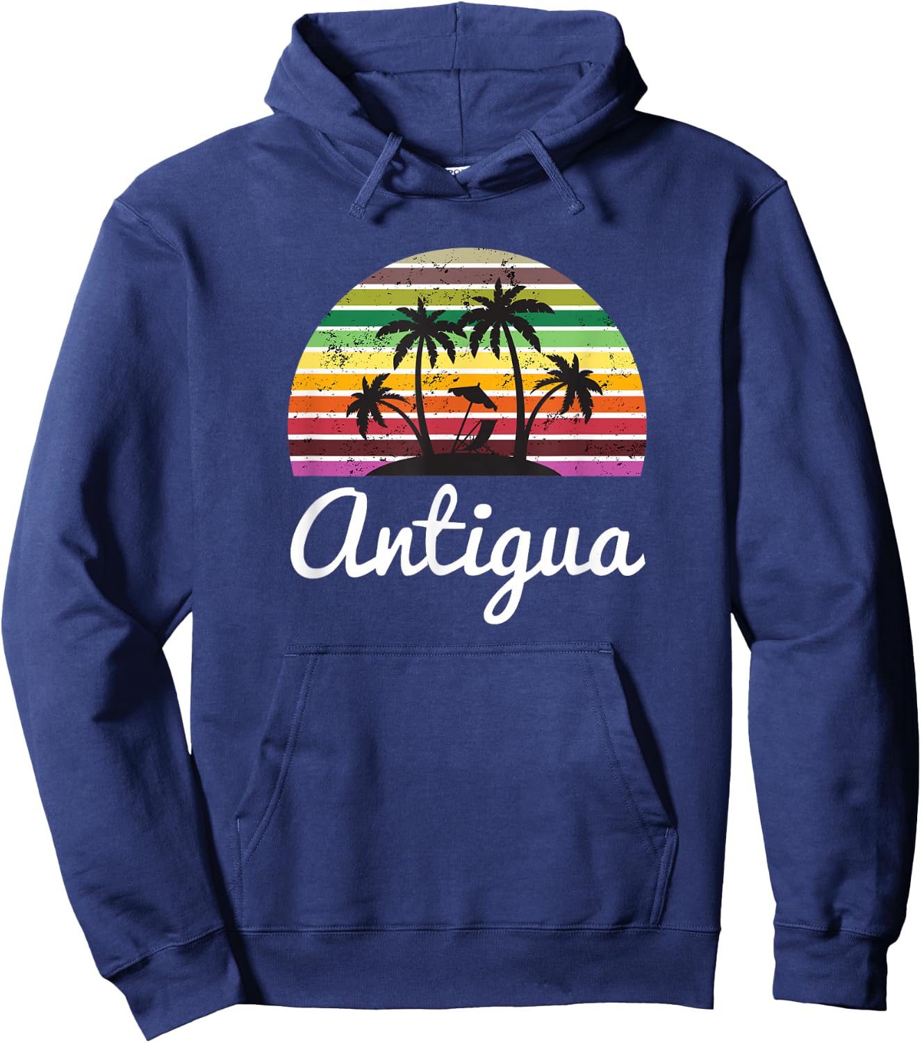 Antigua Shirt Travel Vacation Souvenir Gift Hoodie - Hoodie | Navy