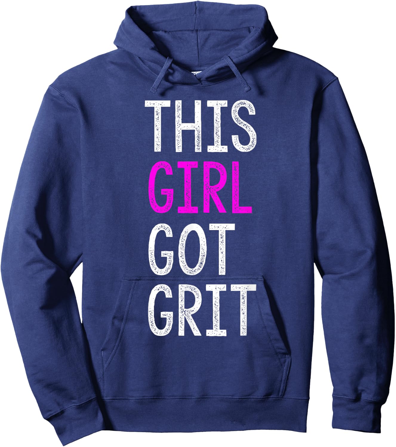 THIS GIRL GOT GRIT | GIRL GOT GRIT Shirt Hoodie - Hoodie | Navy