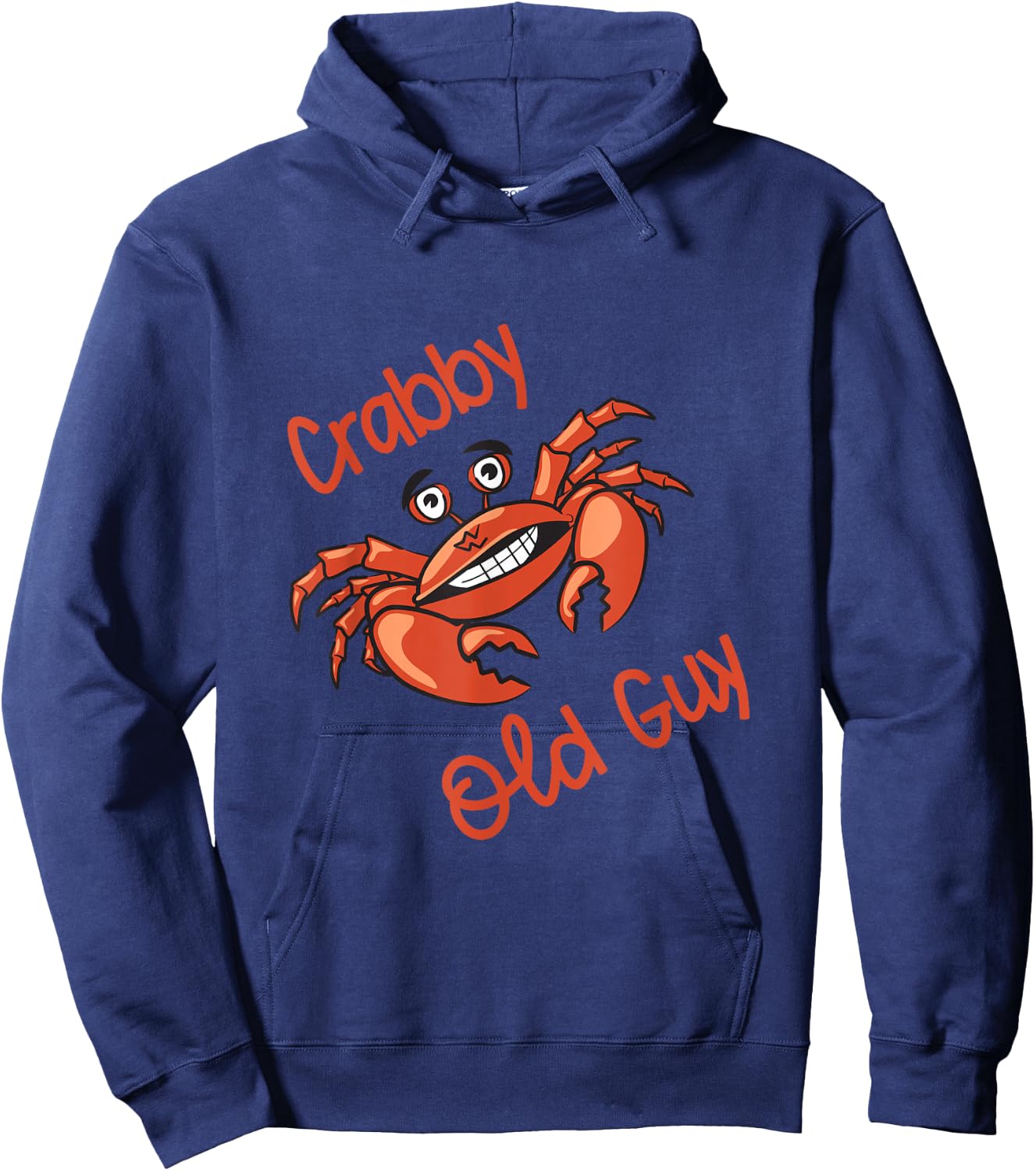 Crabby Old Guy Hoodie - Hoodie | Navy
