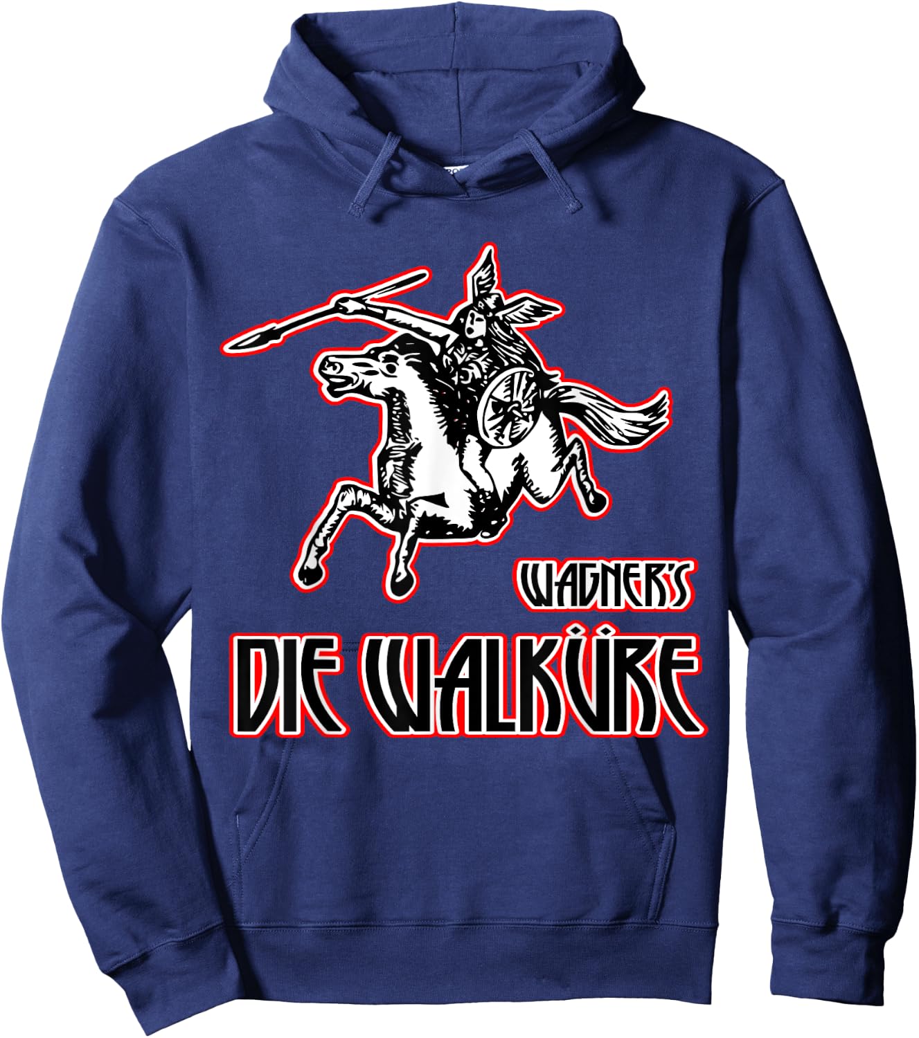 Wagner's Die Walkure epic music, Valkyrie color Hoodie - Hoodie | Navy