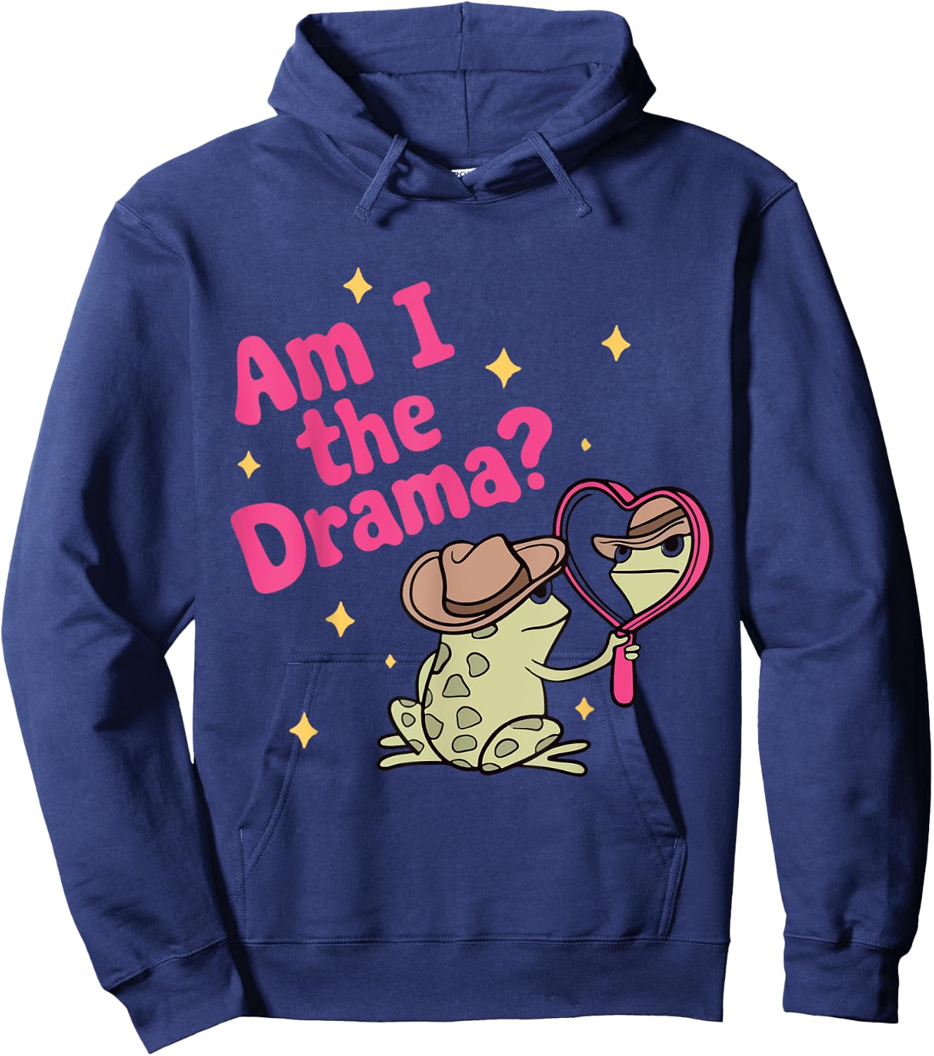 Am I The Drama Hoodie - Hoodie | Navy