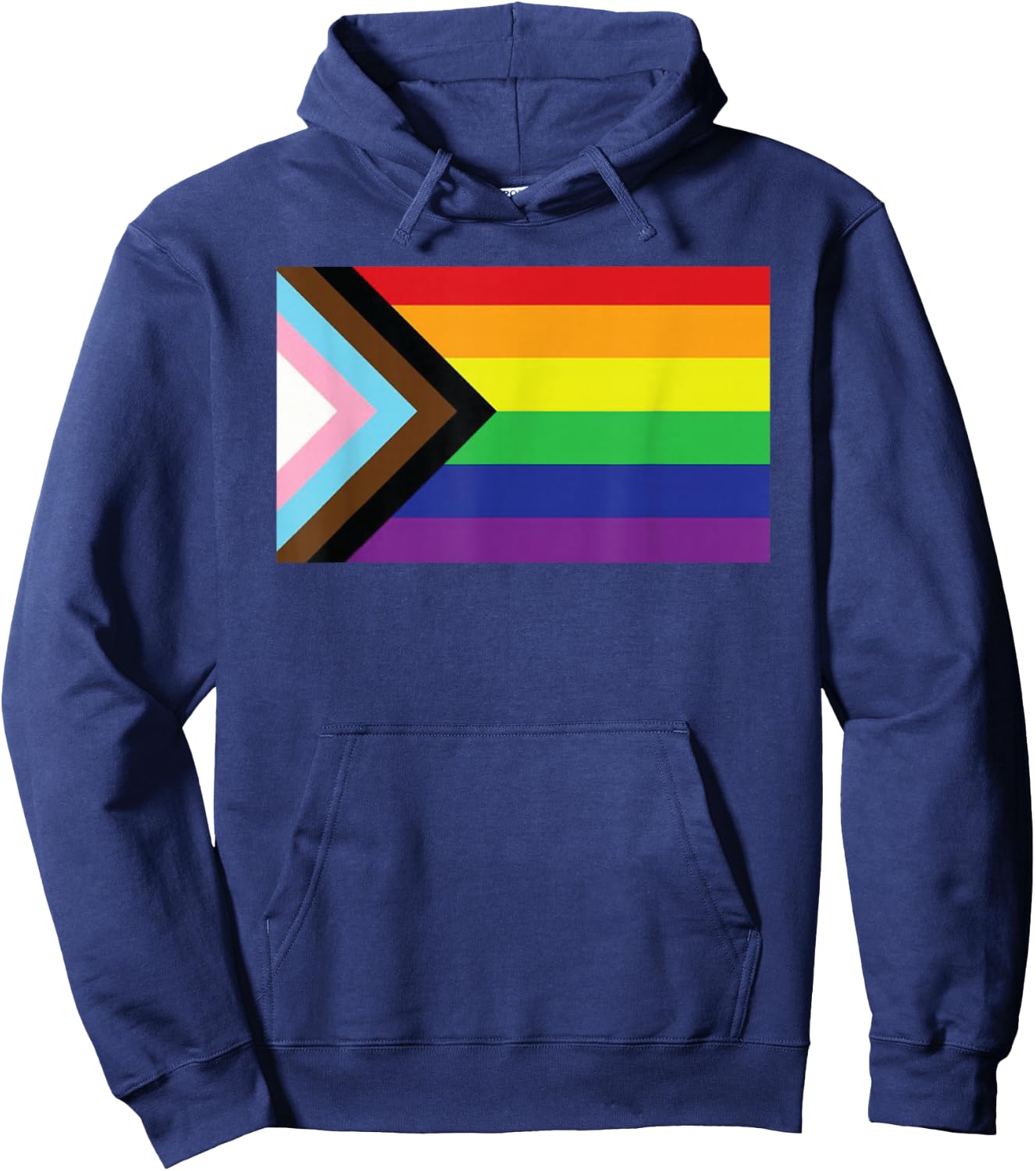 Progress Pride Flag Hoodie - Hoodie | Navy