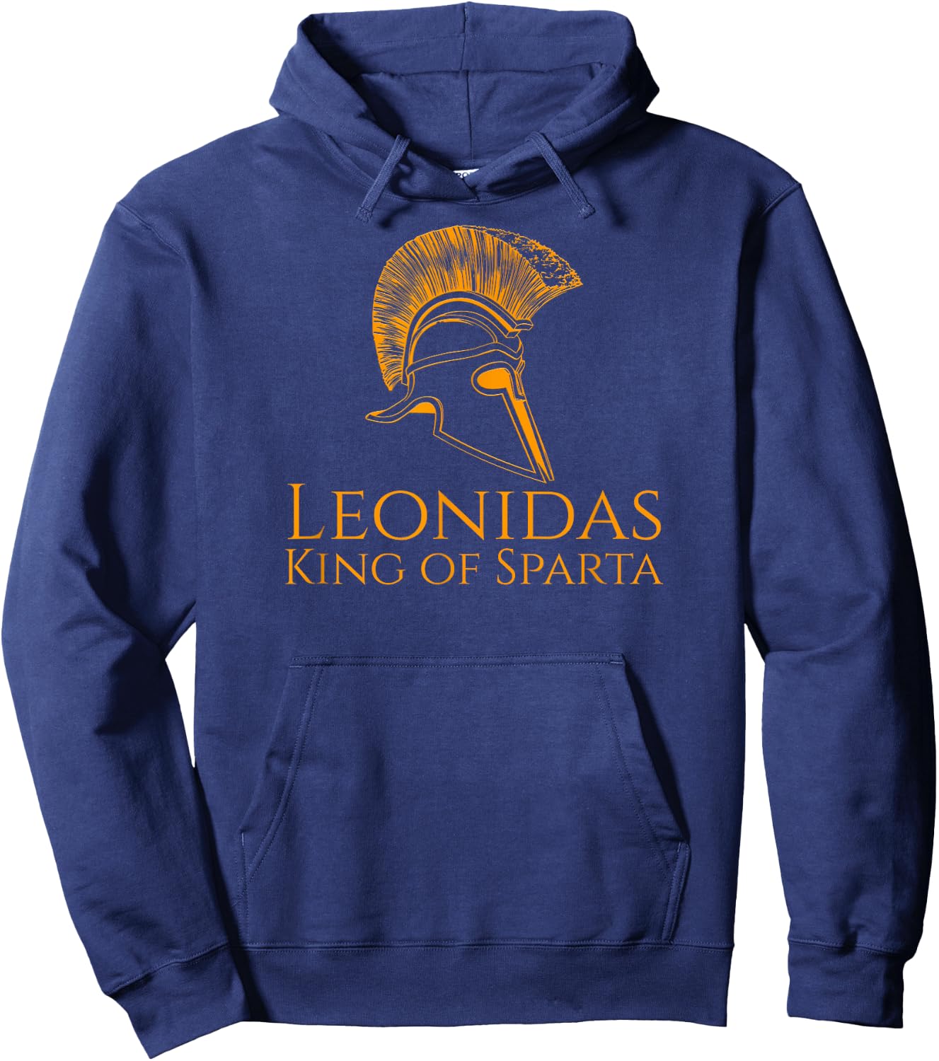 Ancient Greece - Leonidas King Of Sparta Hoodie - Hoodie | Navy