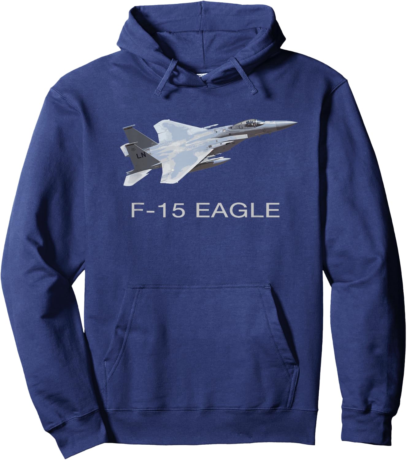 F-15 EAGLE FIGHTER PLANE JET T SHIRT Pilot Hoodie - Hoodie | Navy