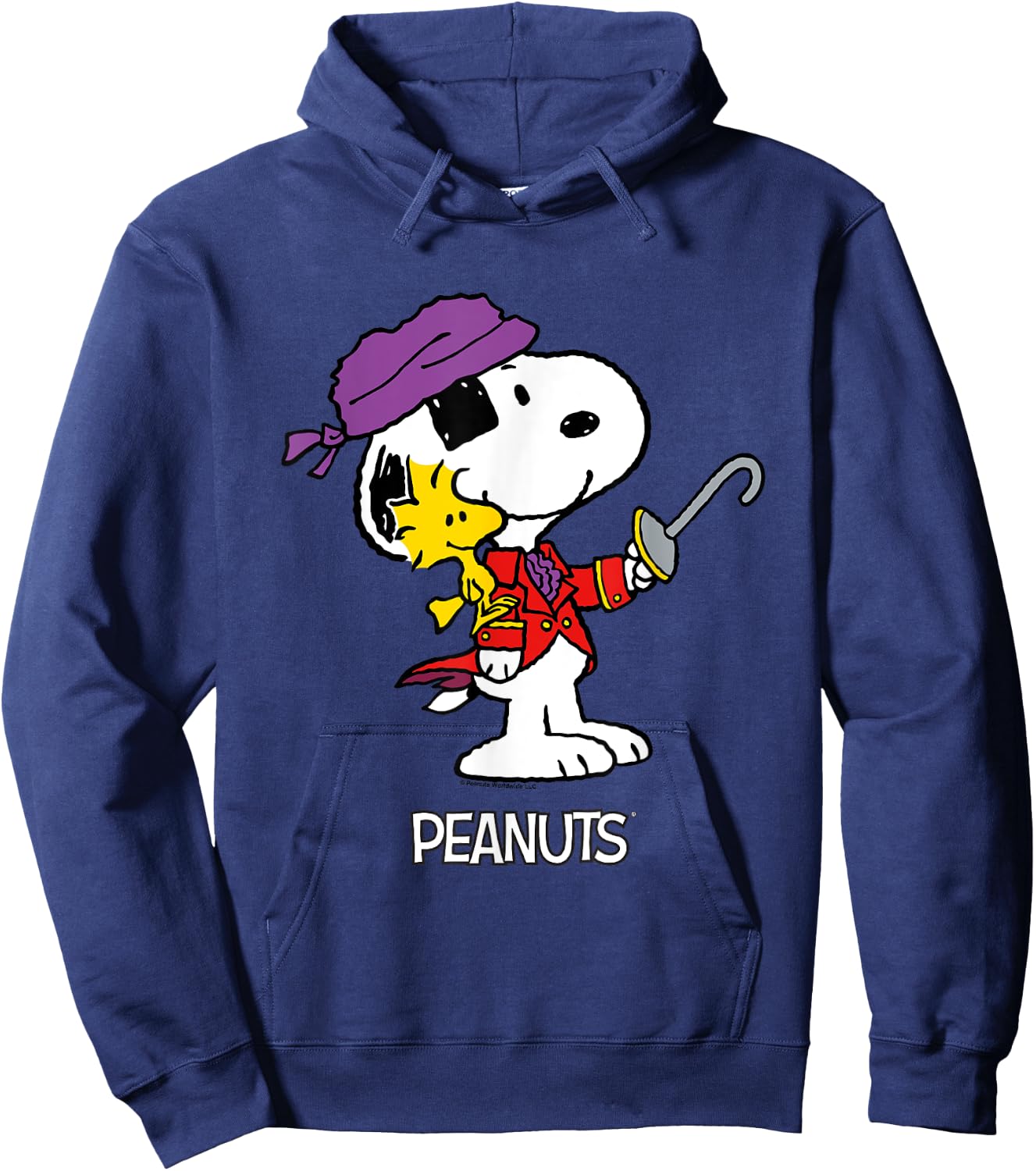 Peanuts Halloween Pirate Snoopy & Woodstock Hoodie - Hoodie | Navy