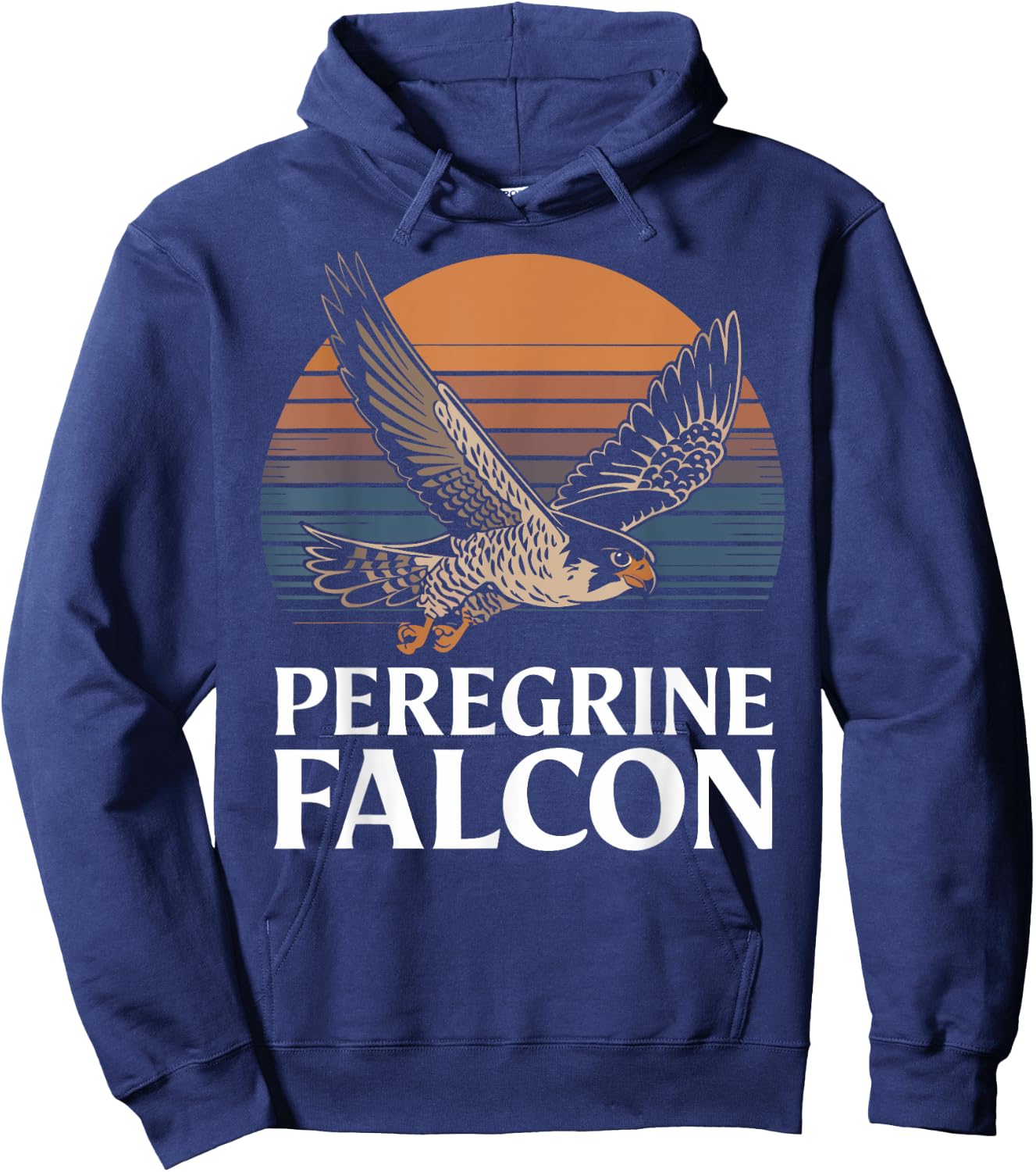 Peregrine Falcon Bird Of Prey Falcon Hoodie - Hoodie | Navy