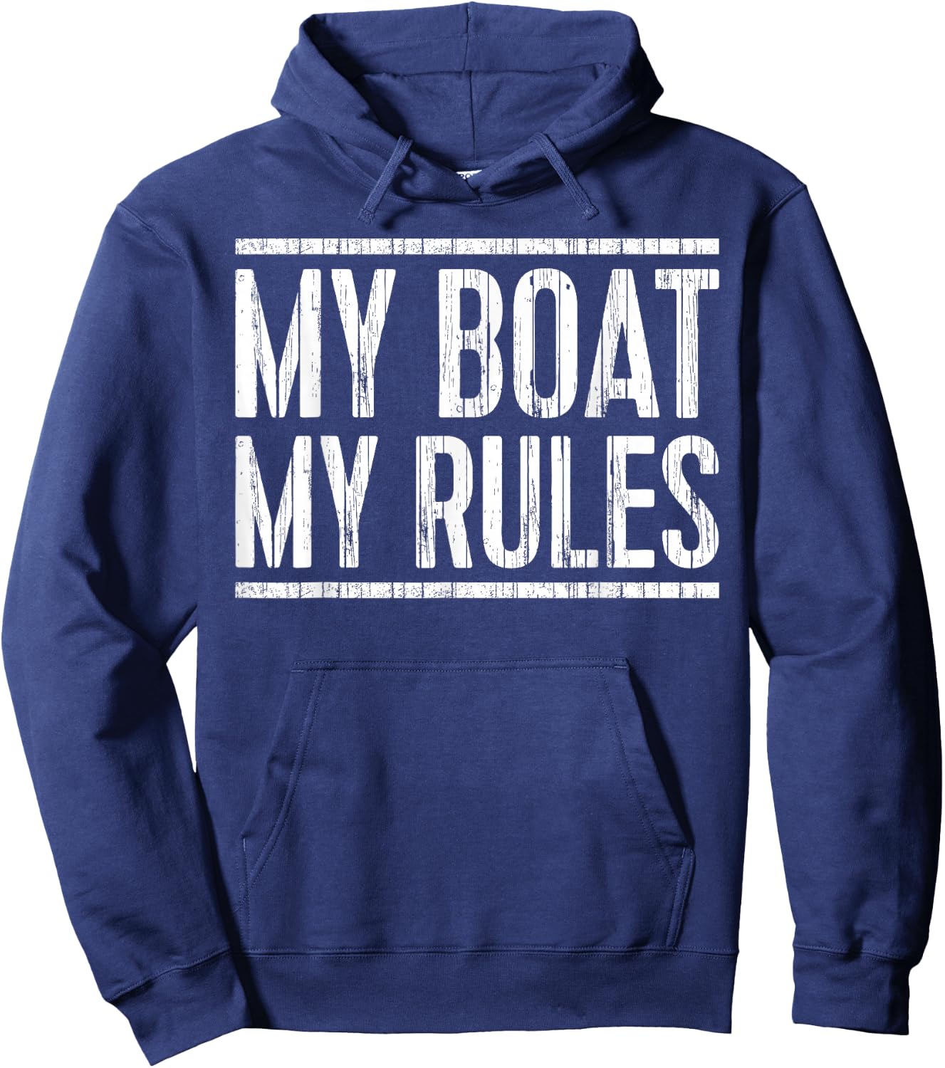 My Boat My Rules Shirt Men Women Boat Captain Hoodie - Hoodie | Navy