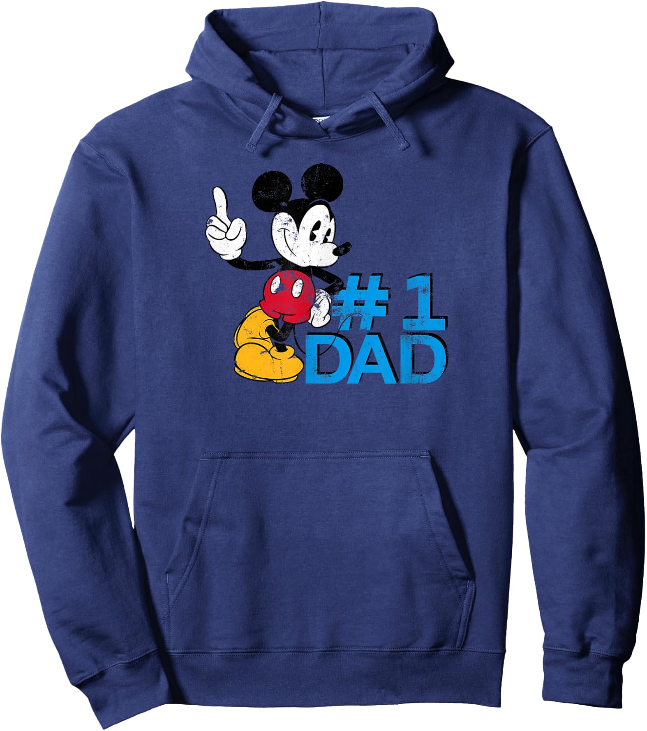 Disney Mickey Mouse Father's Day #1 Dad Hoodie - Hoodie | Navy