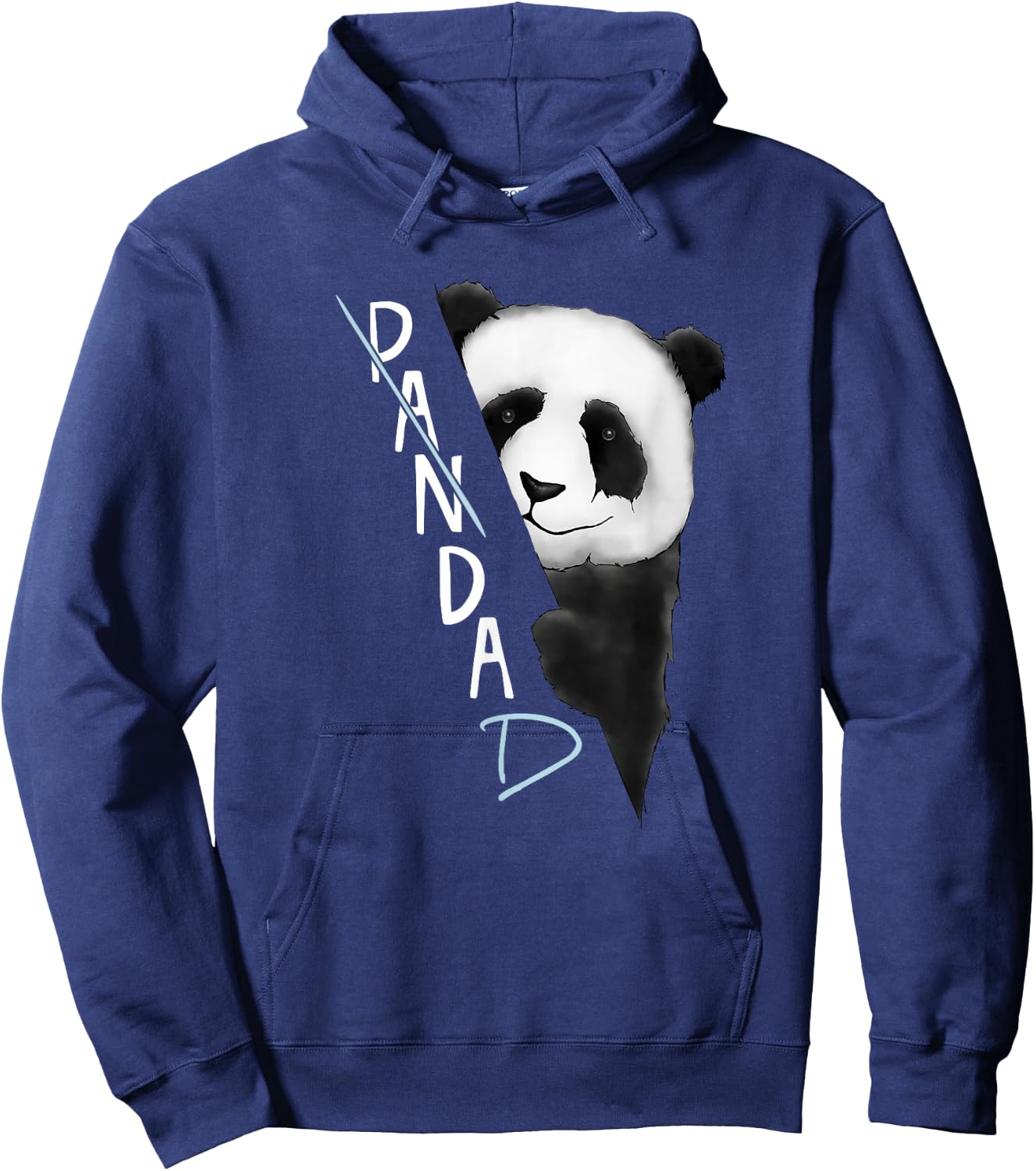 PanDAD | Panda Bear Bad Dad Joke Fathers Day Hoodie - Hoodie | Navy