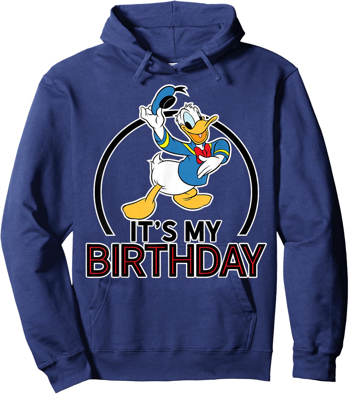 Disney - My Birthday Donald Hoodie - Hoodie | Navy