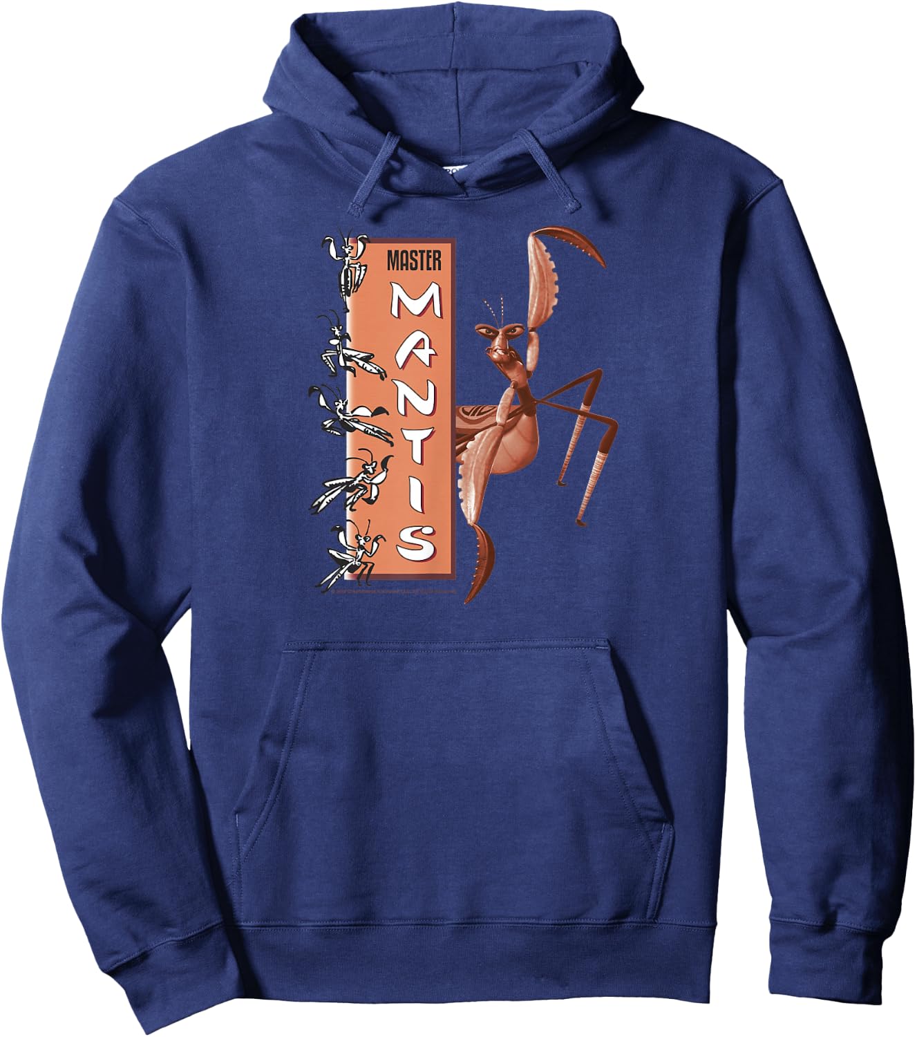 Kung Fu Panda Master Mantis Action Pose Banner Hoodie - Hoodie | Navy
