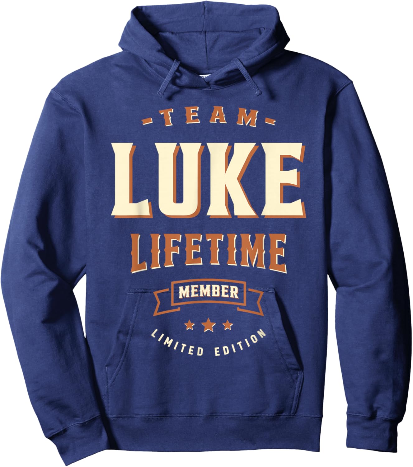 Team Luke Lifetime Member Funny Name Luke Hoodie - Hoodie | Navy