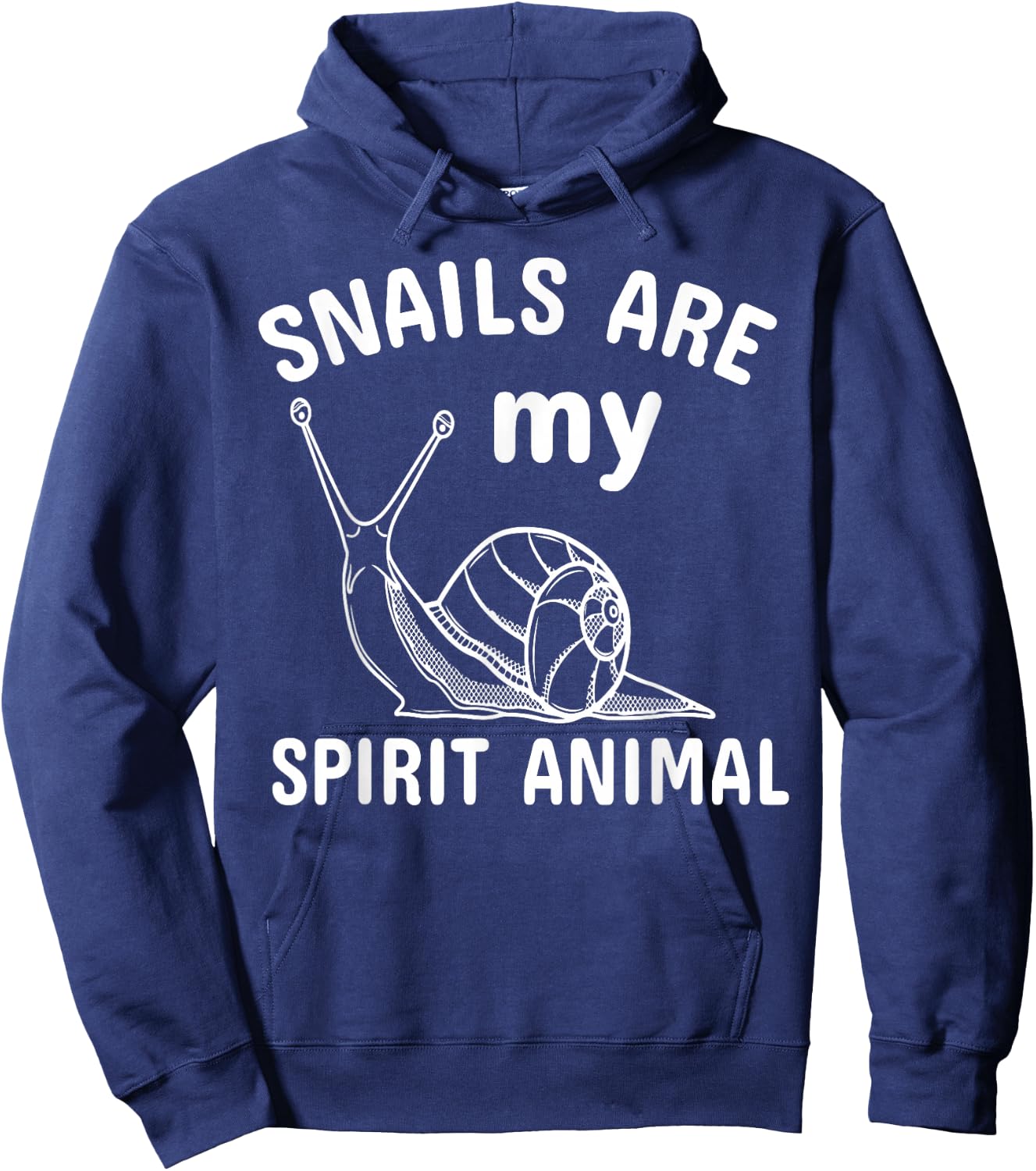 Snails Are My Favorite Animal Hoodie - Hoodie | Navy