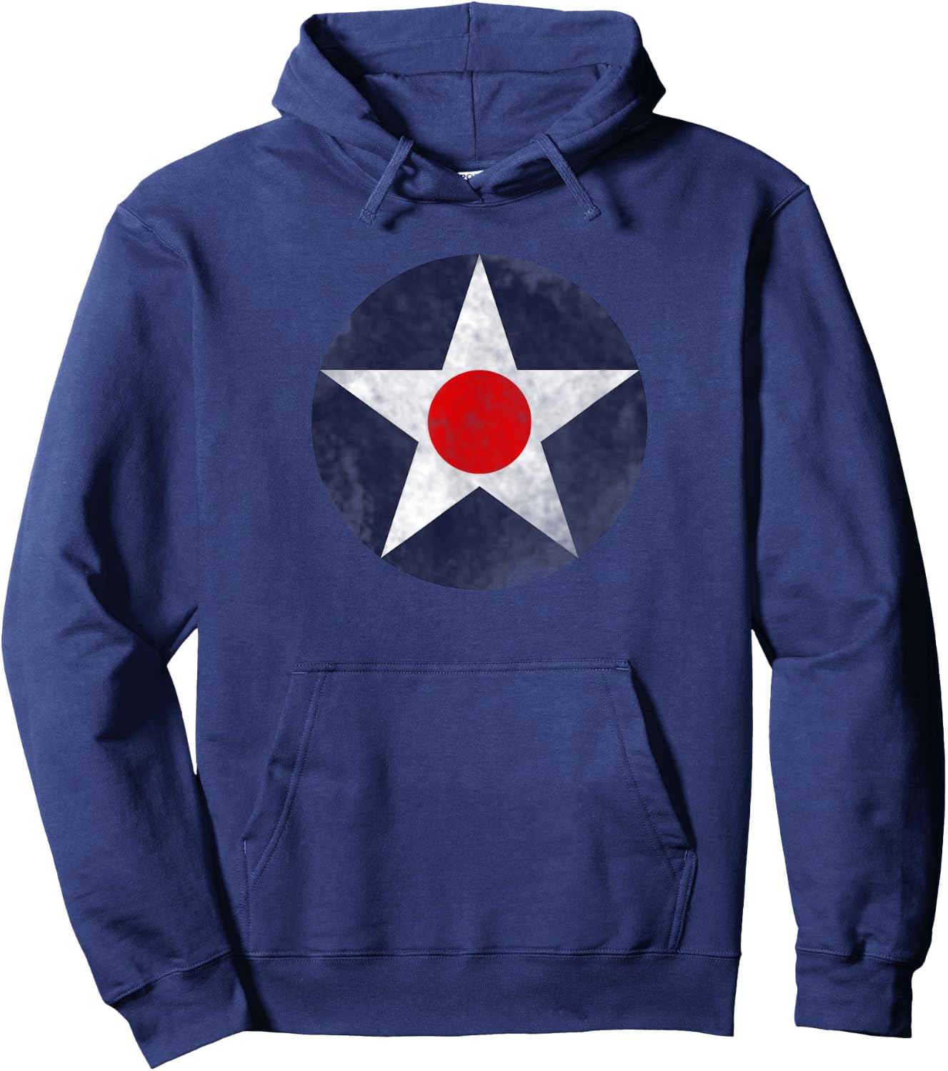 US Aircraft Star Roundel (Weathered) Hoodie - Hoodie | Navy