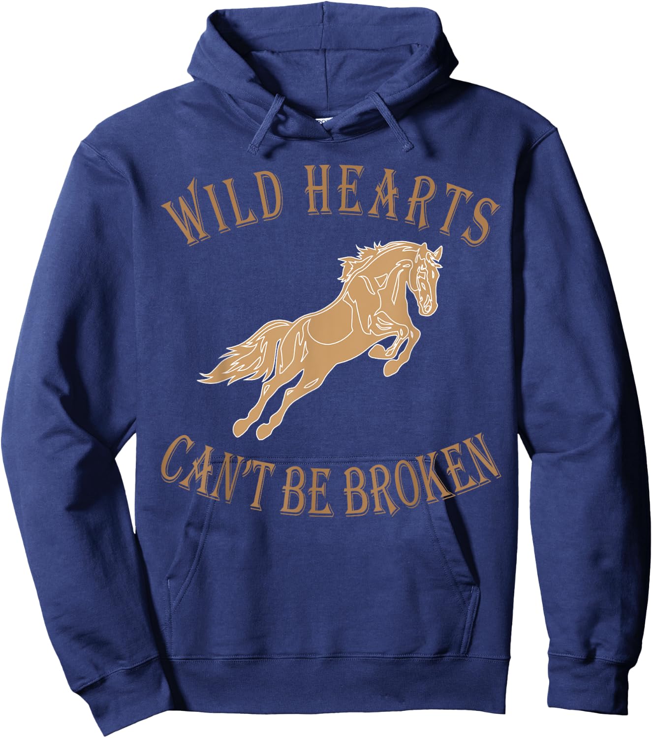 Wild Heart Can't Be Broken Funny T shirts Hoodie - Hoodie | Navy