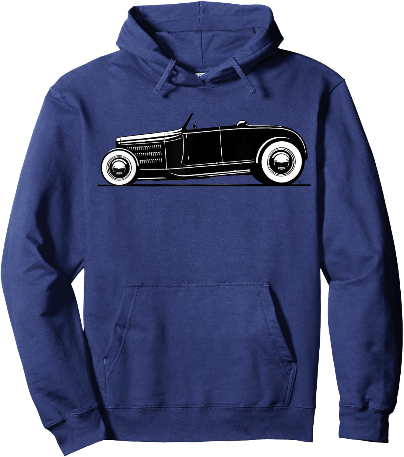 1929 Hot Rod Roadster Hoodie - Hoodie | Navy